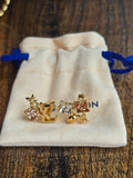 Authentic Louis Vuitton Loulougram Earrings