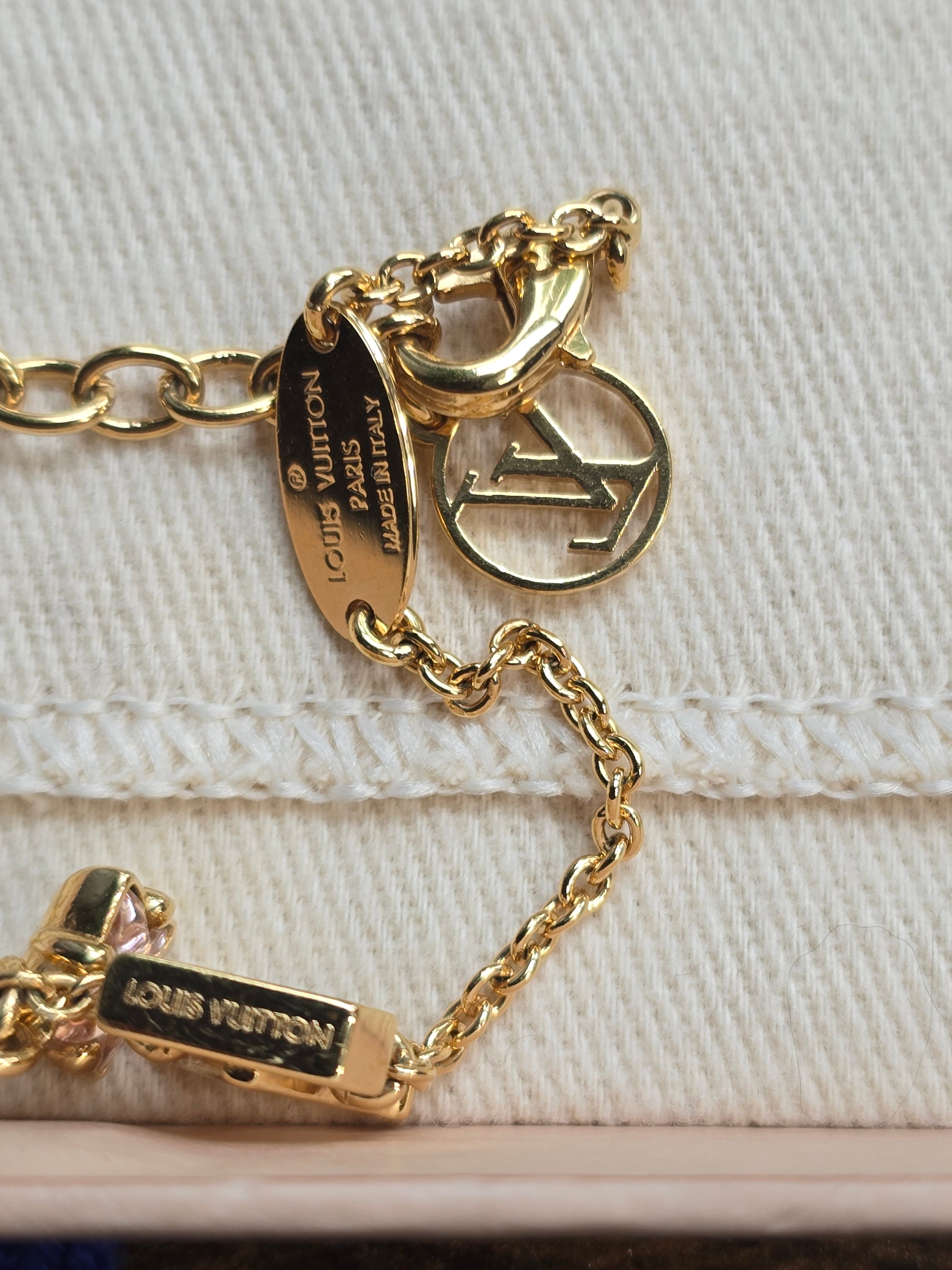Authentic Louis Vuitton Loulougram Bracelet & Earring Set- Full Inclusion
