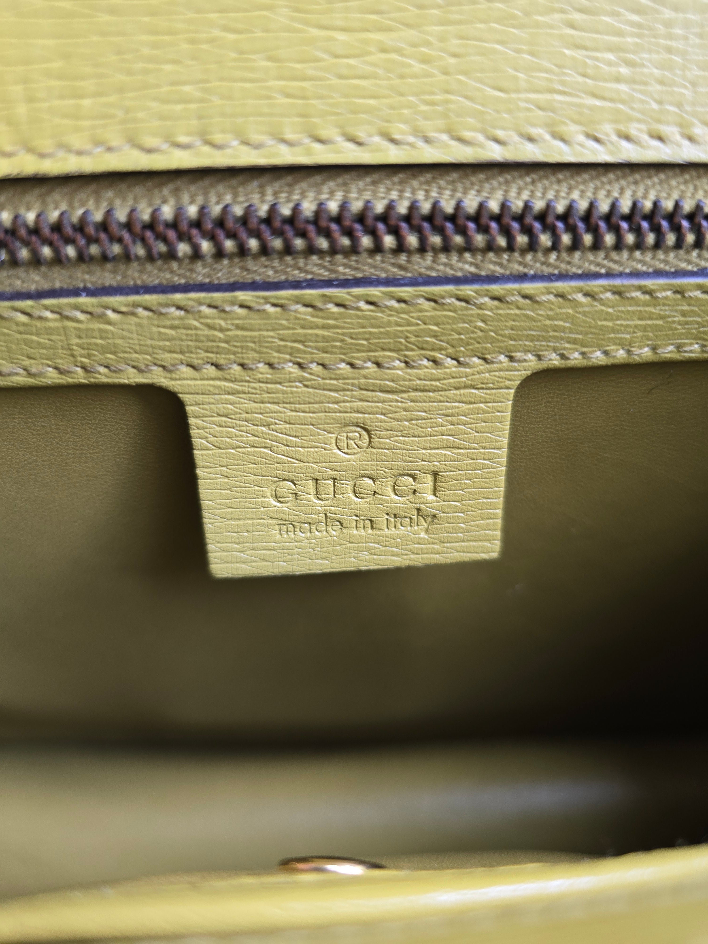 Authentic Gucci Shanghai Heartbeat Top Handle Bag
