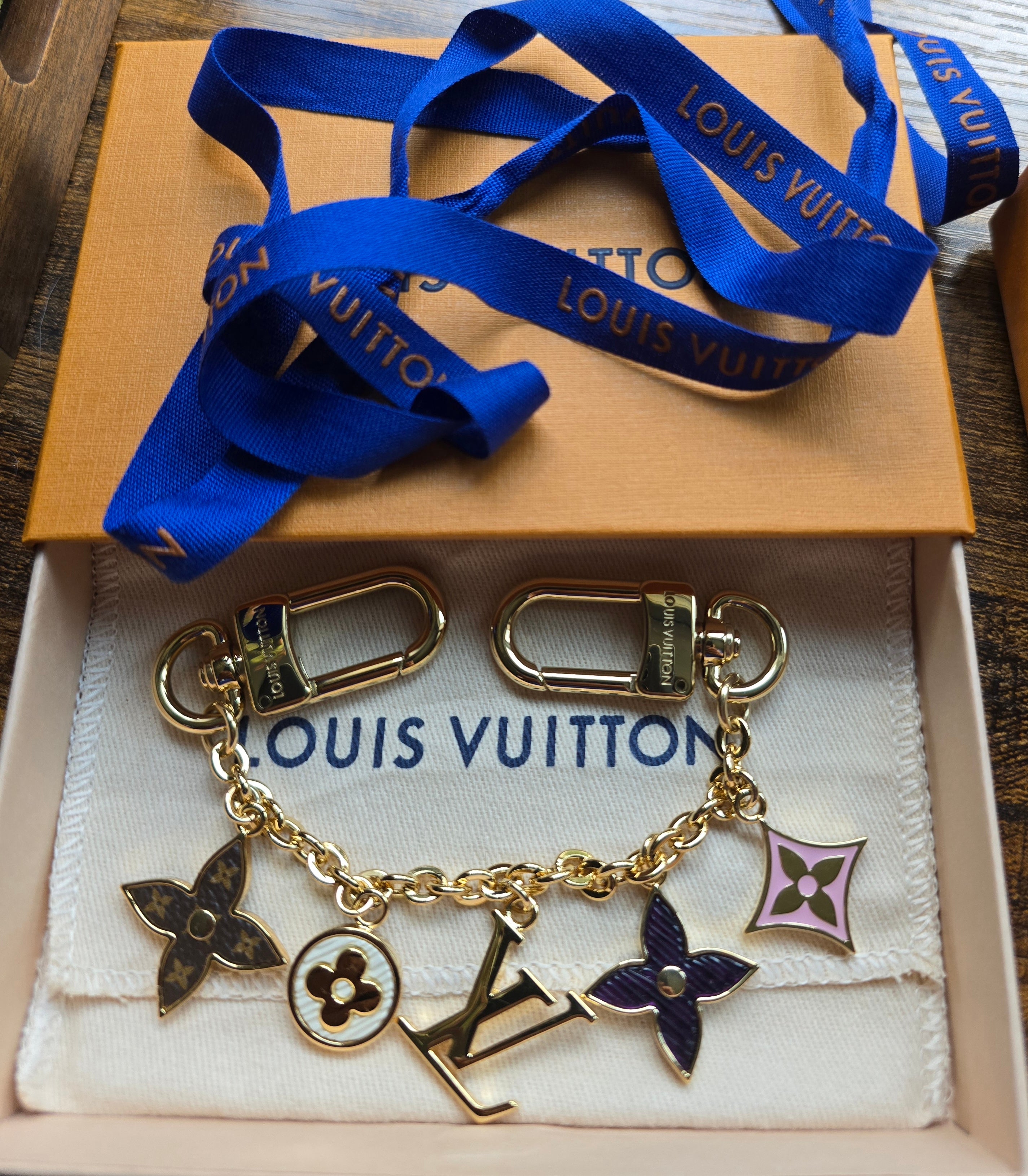Authentic Louis Vuitton Spring Street Chain Bag Charm- Full Inclusion