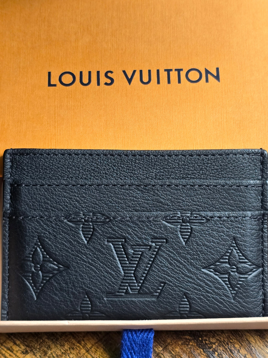Authentic Louis Vuitton Monogram Shadow Double Card Holder