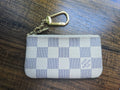 Authentic Louis Vuitton Damier Azur Key Pouch