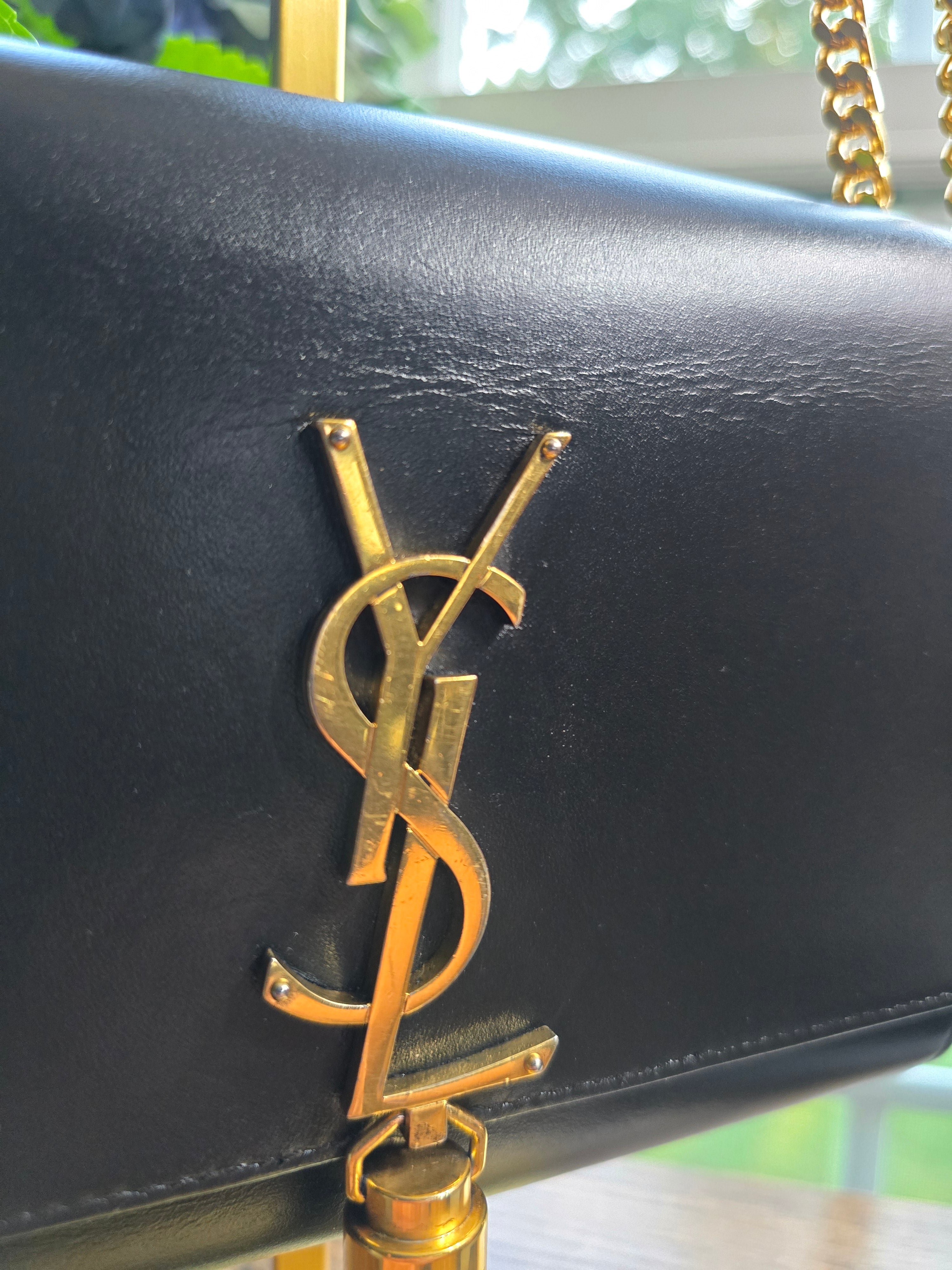 Authentic Saint Laurent Monogram Kate Tassel Bag