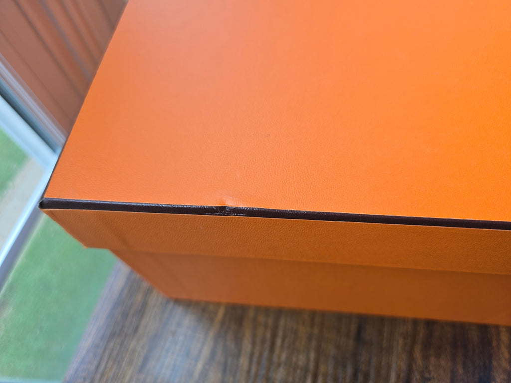 Authentic Hermès Facettes Yellow Lacquer Jewelry Box