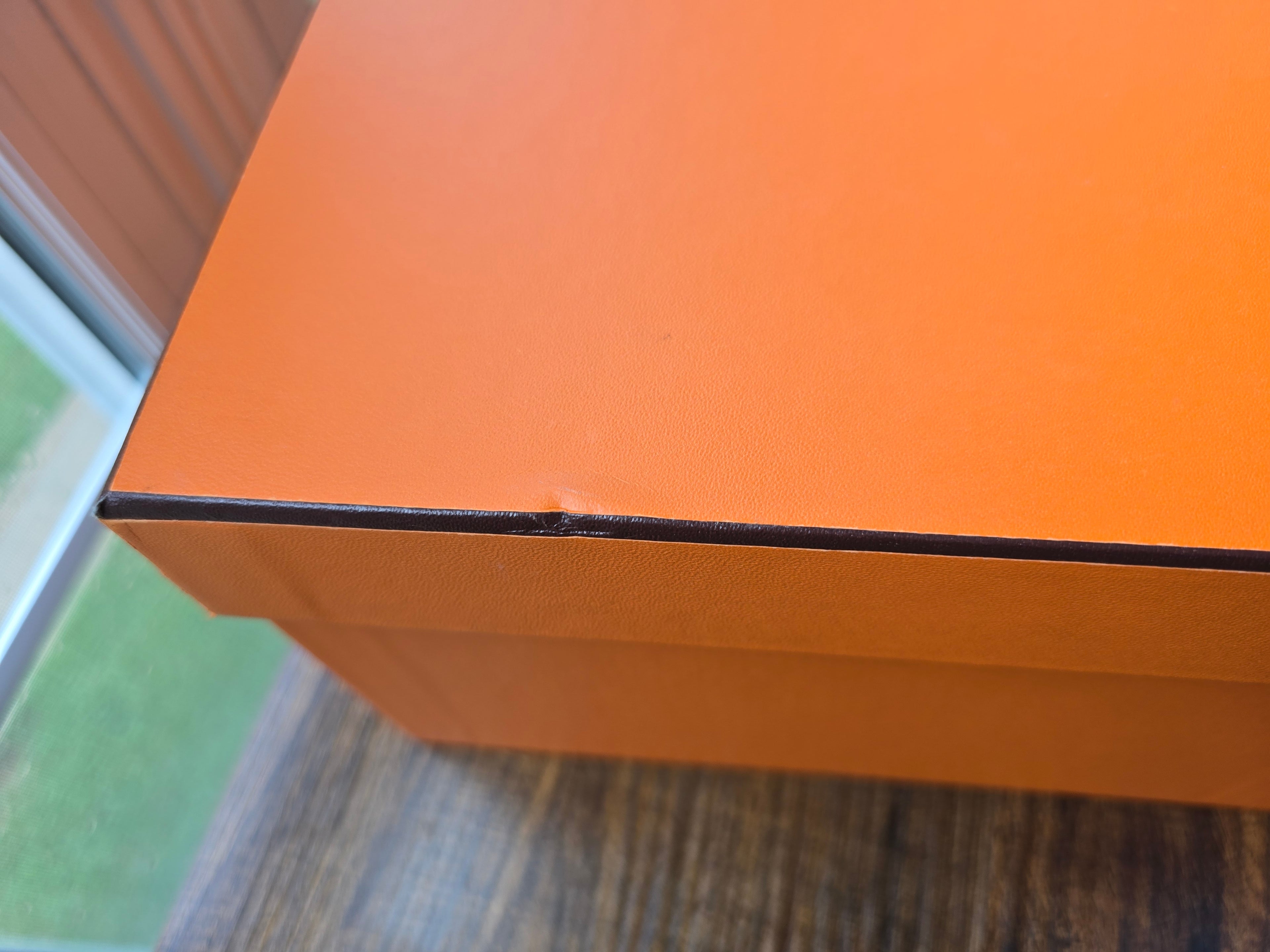 Authentic Hermès Facettes Yellow Lacquer Jewelry Box