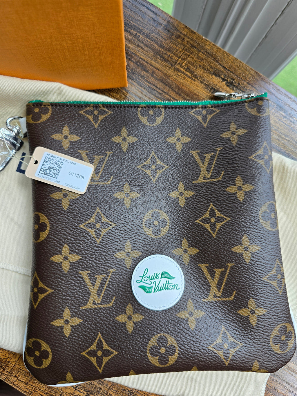 Authentic Louis Vuitton Monogram Golf Accessories Pouch- Full Inclusion