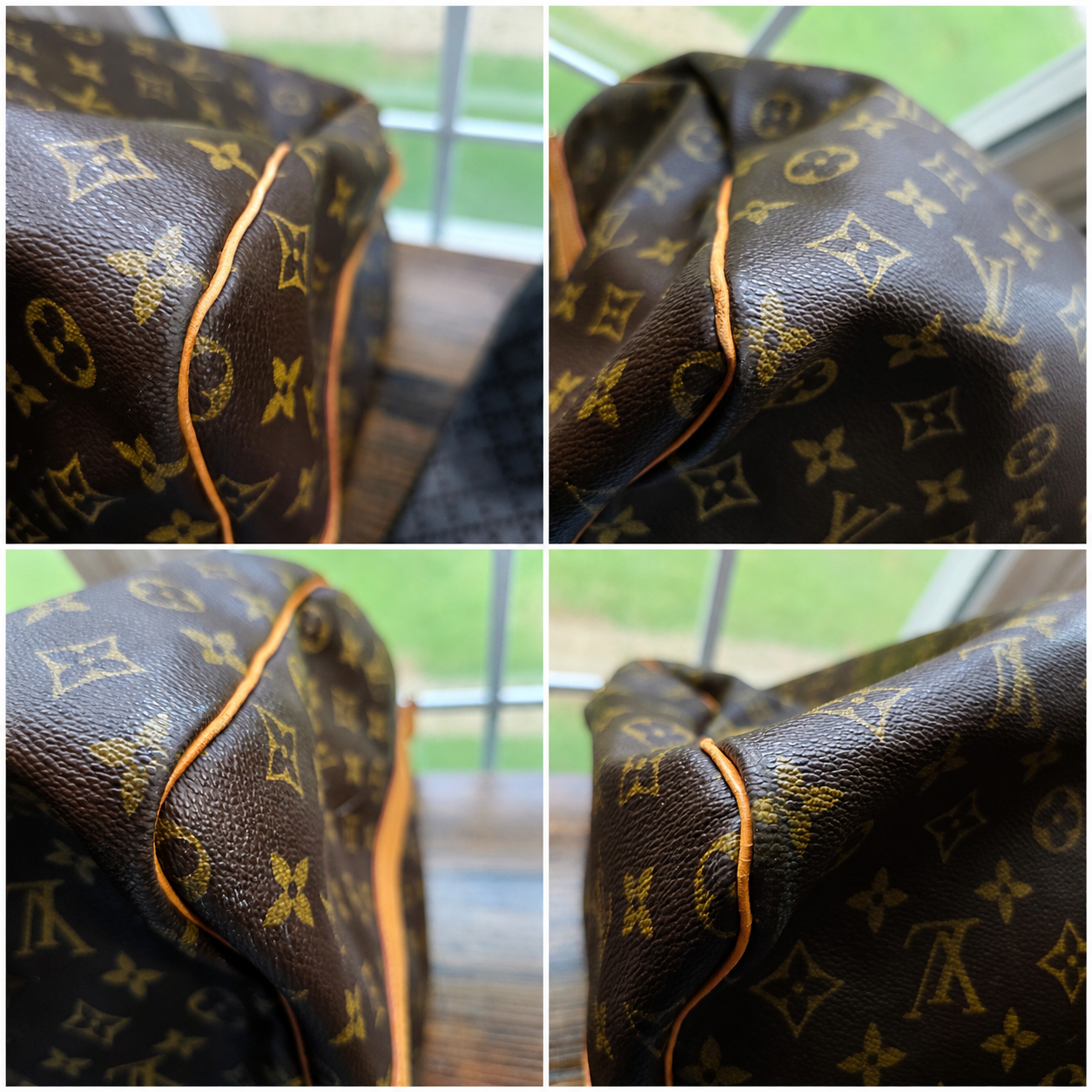 Authentic Louis Vuitton Monogram Keepall 60 Travel Duffel
