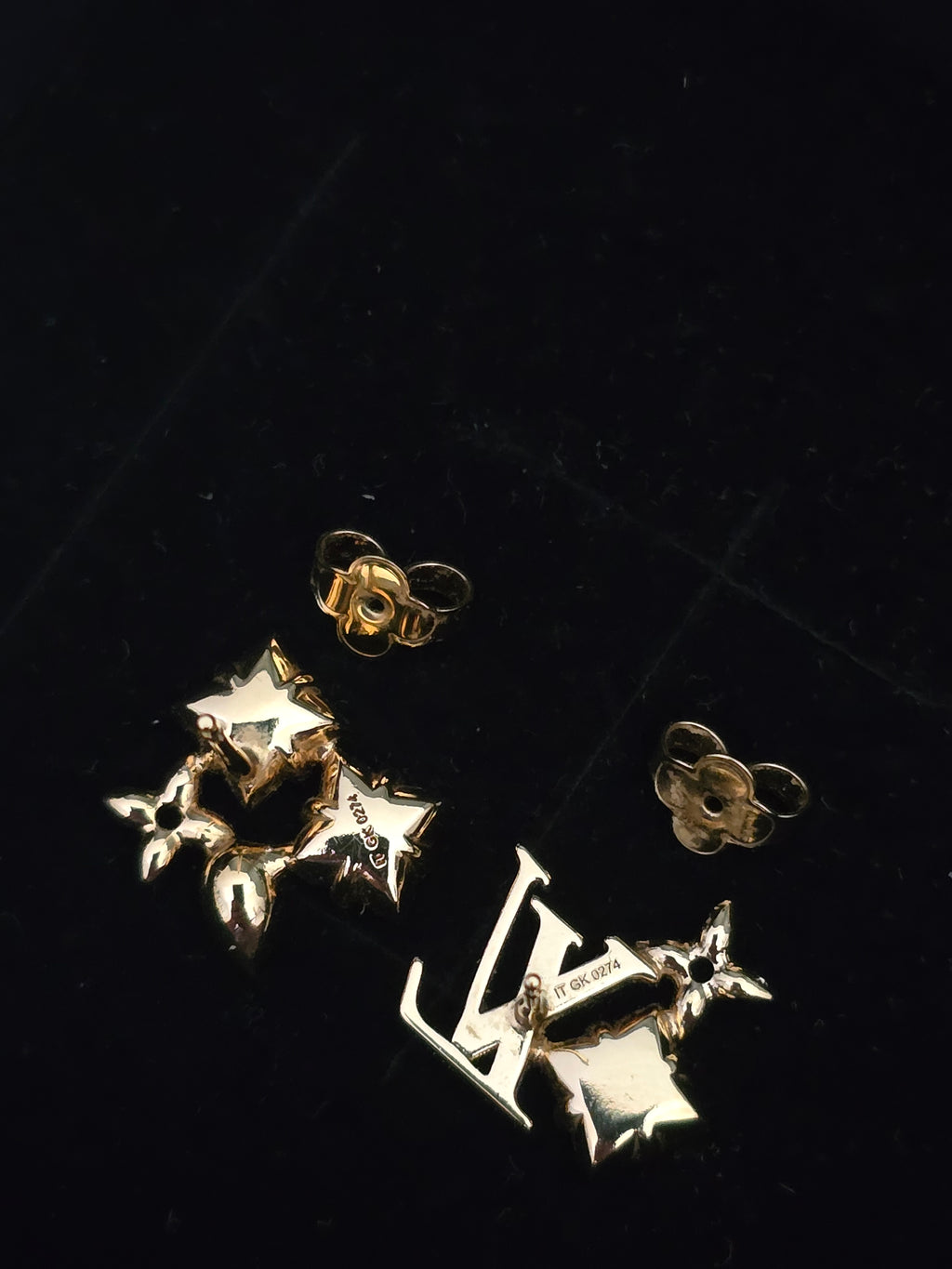 Authentic Louis Vuitton Loulougram Bracelet & Earring Set- Full Inclusion