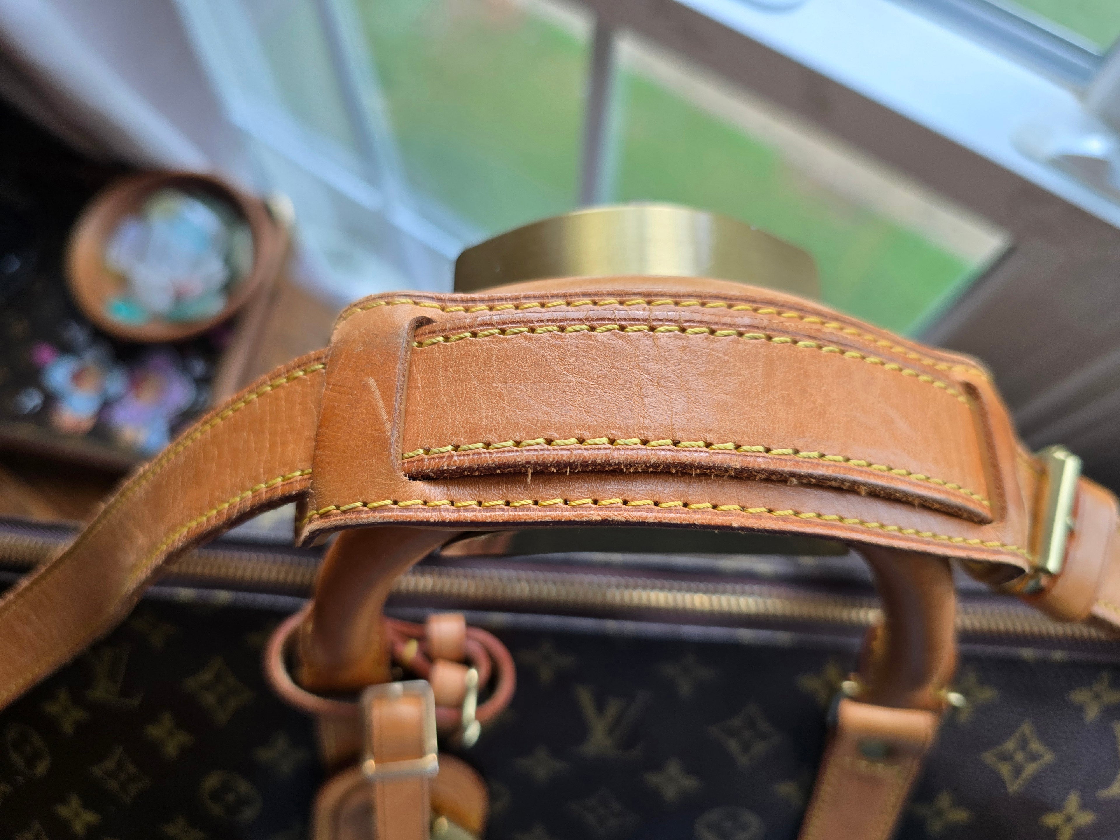 Authentic Louis Vuitton Monogram Keepall 60 Travel Duffel