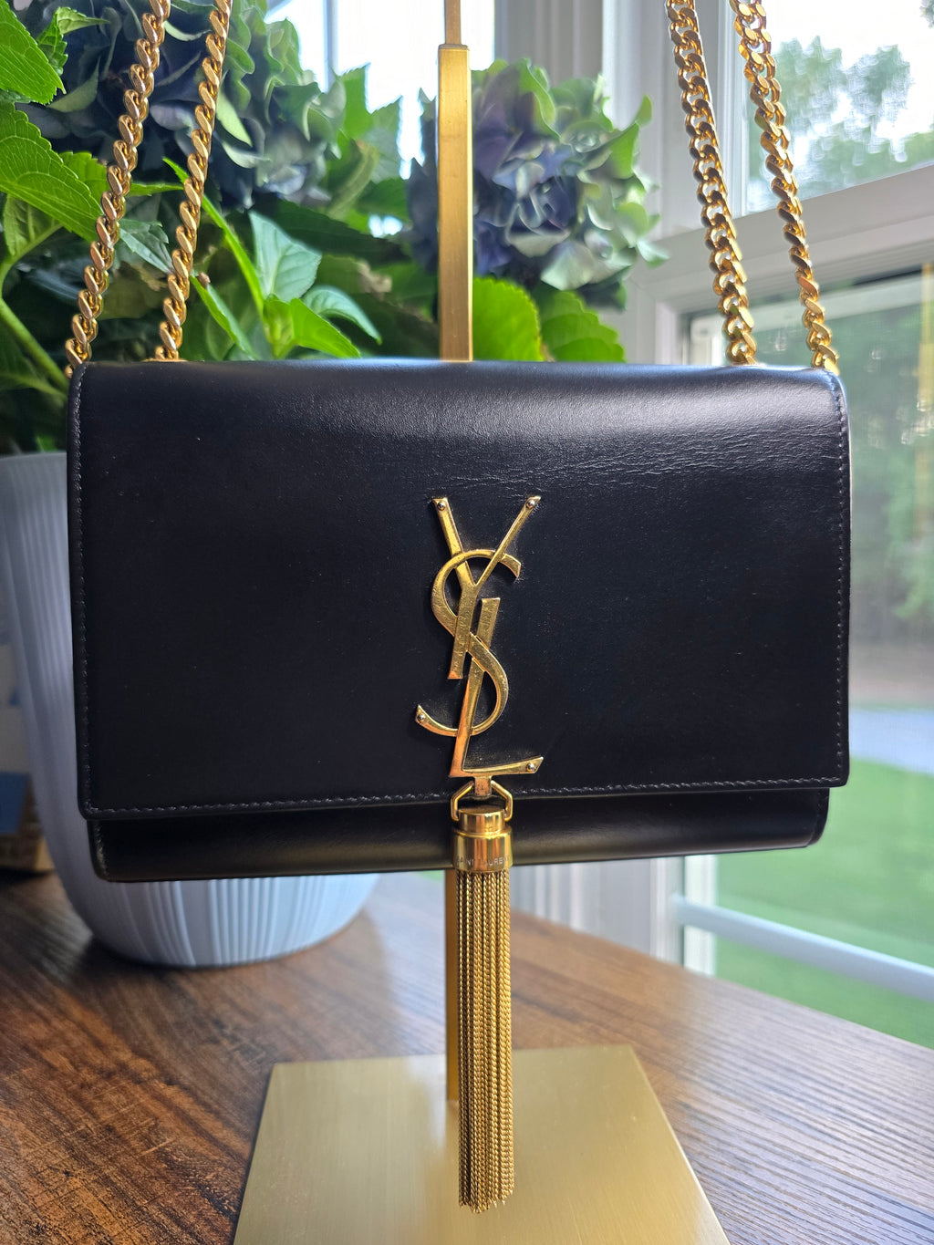Authentic Saint Laurent Monogram Kate Tassel Bag