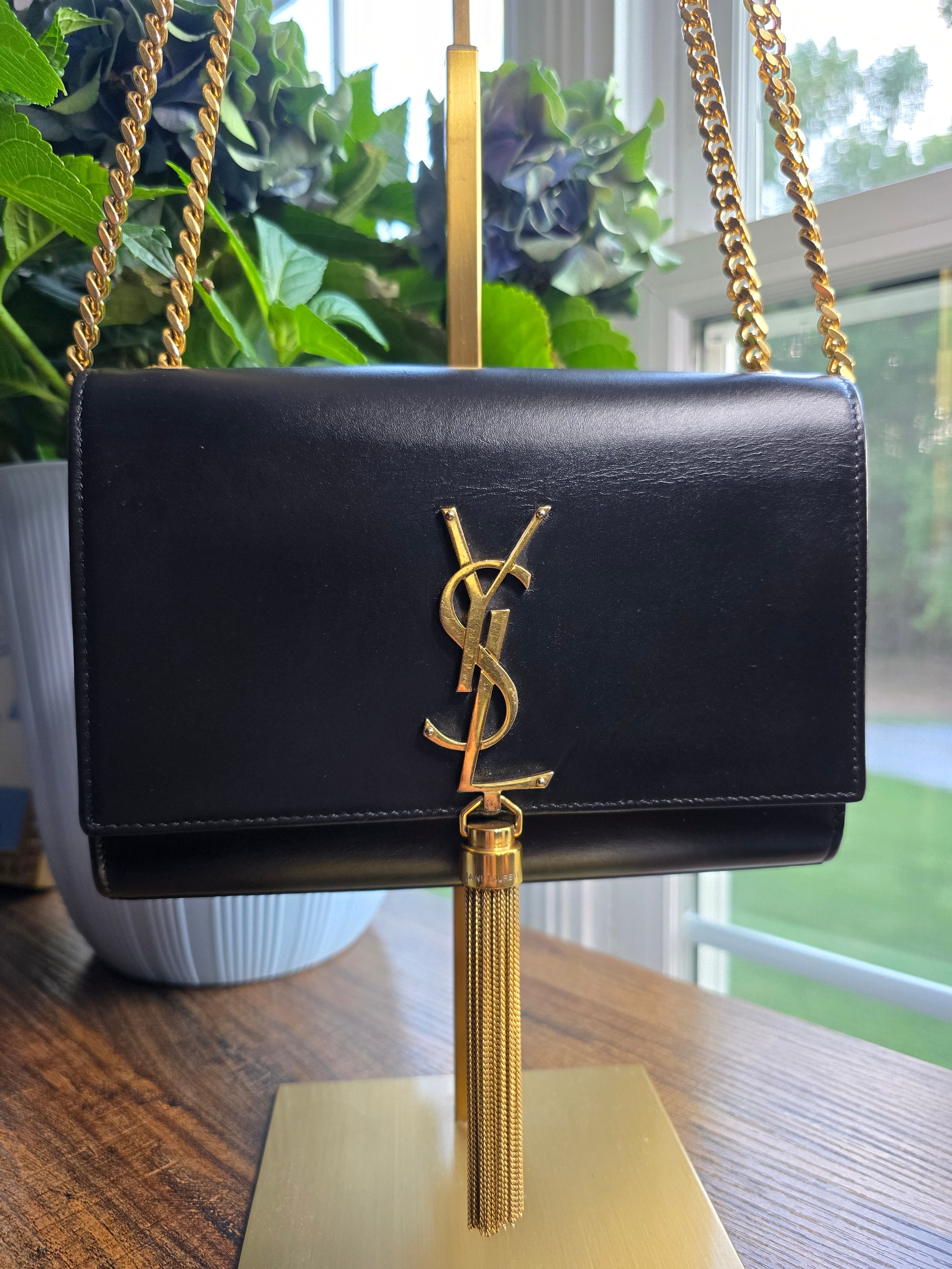 Authentic Saint Laurent Monogram Kate Tassel Bag