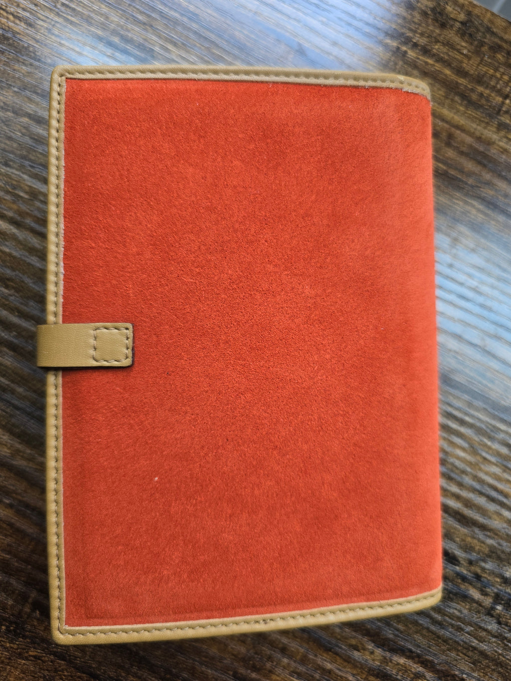 Authentic Vintage Gucci Horsebit Suede Orange Agenda