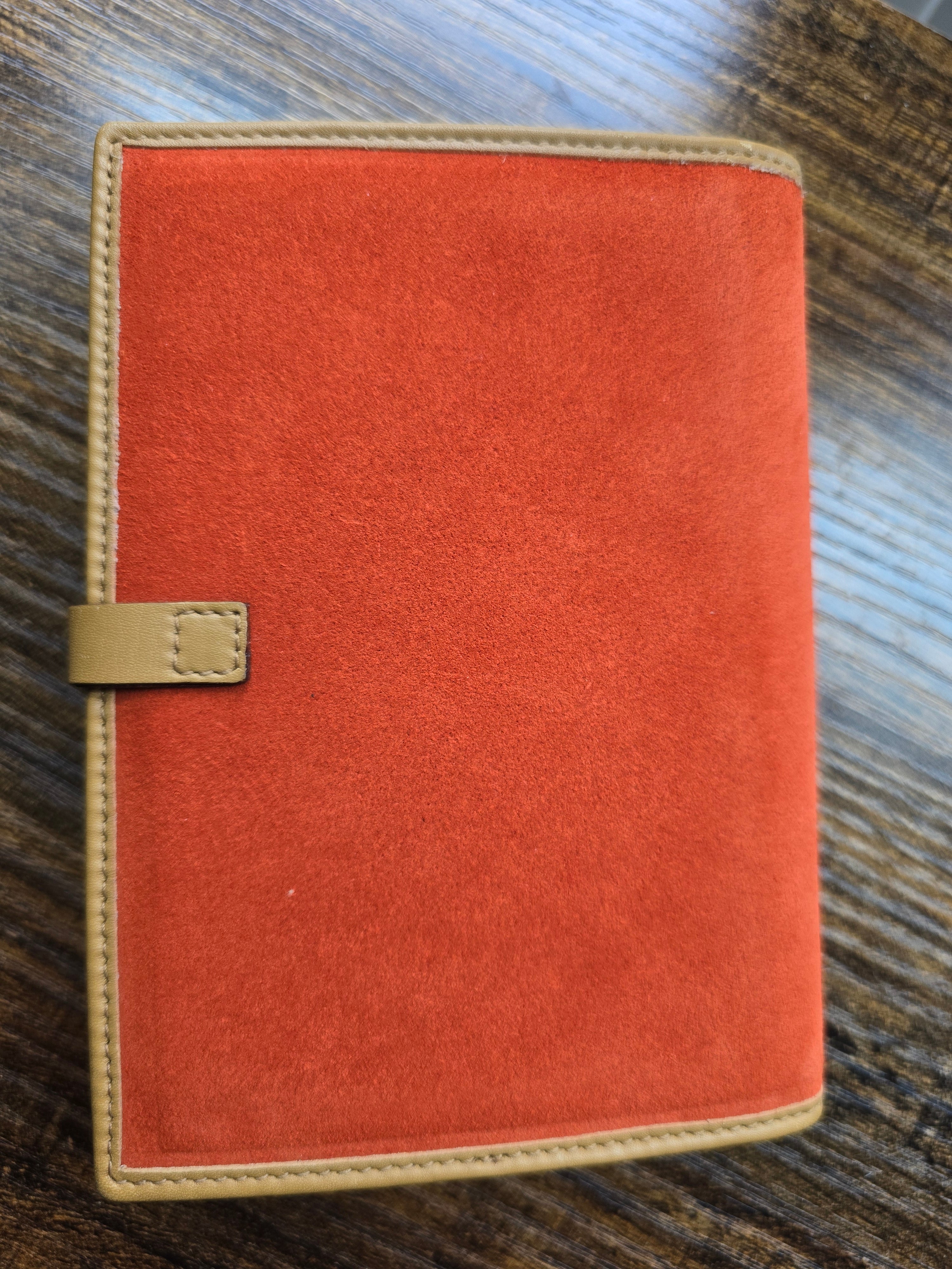 Authentic Vintage Gucci Horsebit Suede Orange Agenda