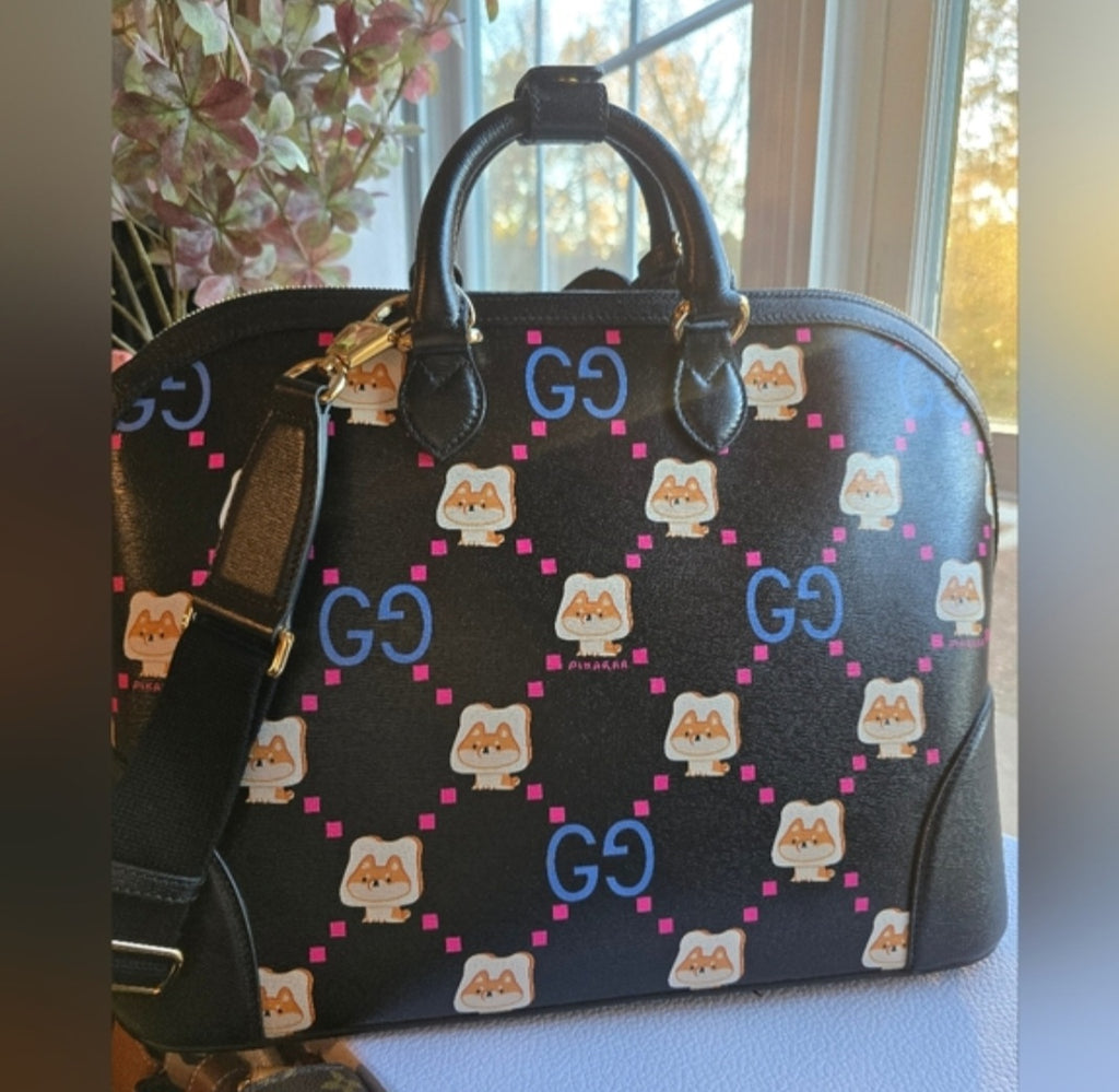 Authentic Gucci Pikarar Kawaii Dome Satchel