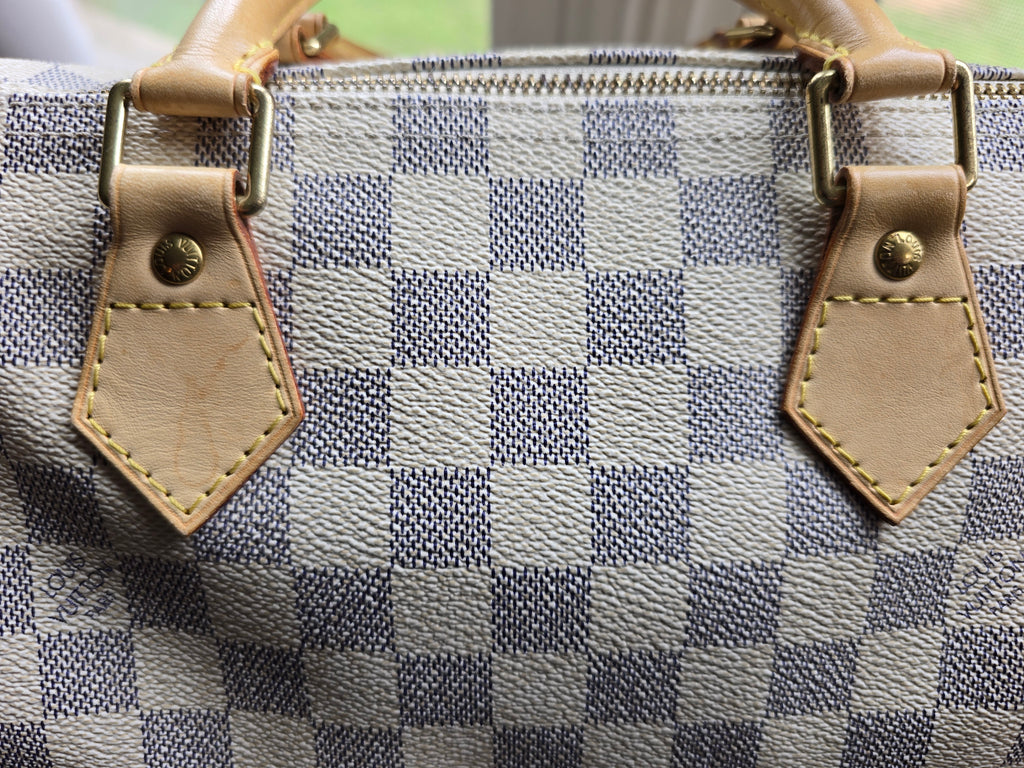 Authentic Louis Vuitton Damier Azur Speedy 30 (2007)