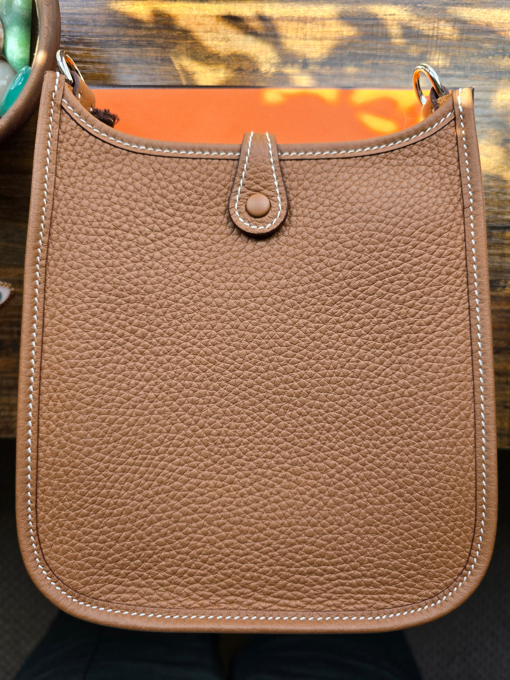 Authentic Hermès Evelyne 16 TPM- Taurillon Clemence & Palladium Hardware "W" 2024 Series- Full Inclusion
