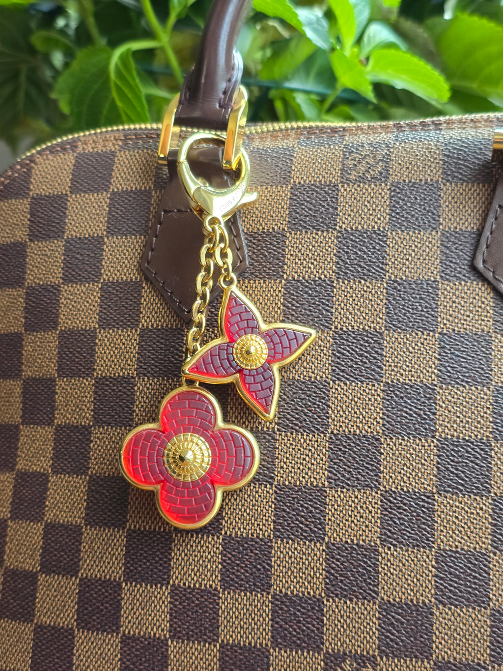 Authentic Louis Vuitton Bijoux Sac Mosaic Bag Charm