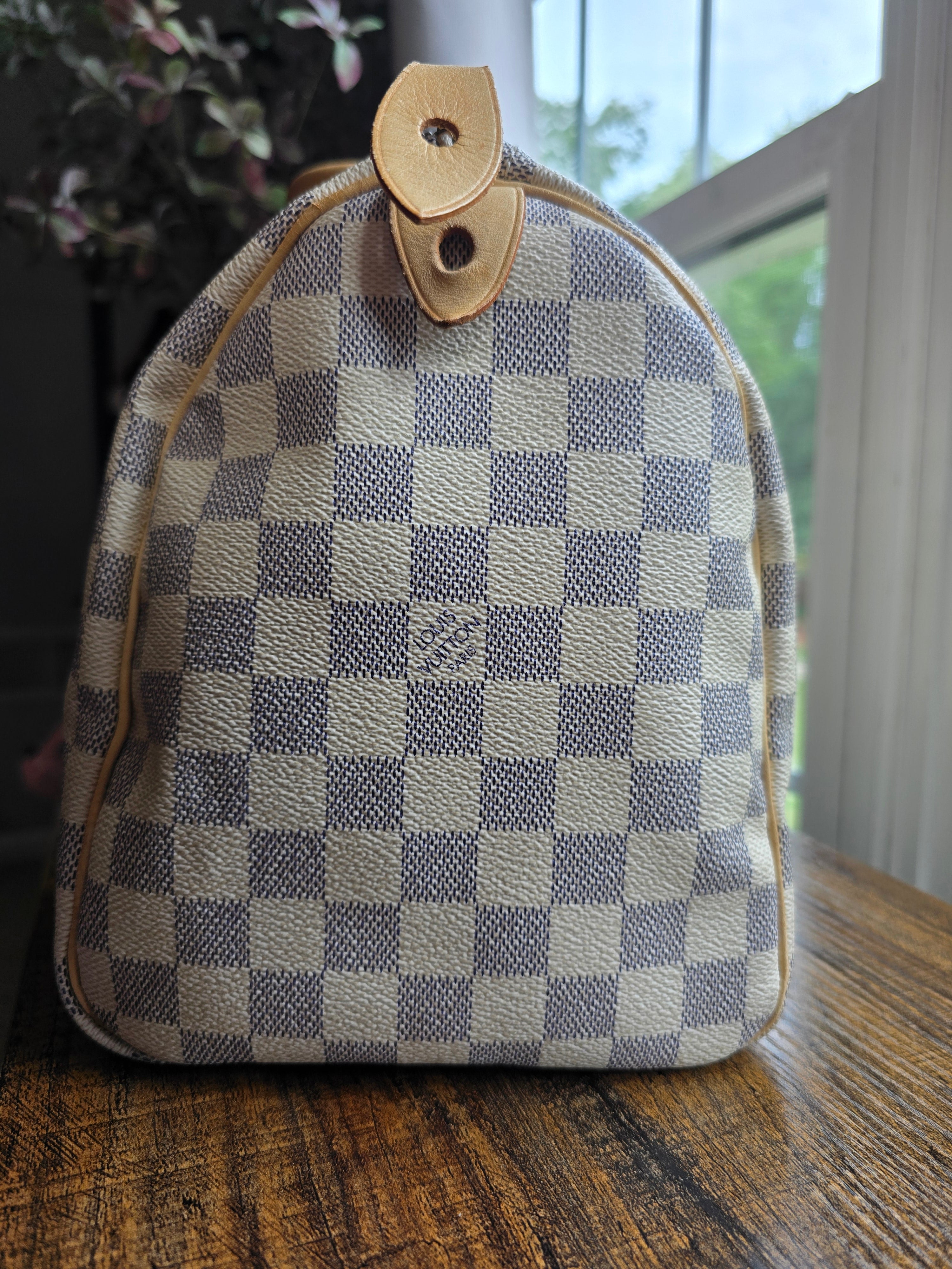 Authentic Louis Vuitton Damier Azur Speedy 30 (2007)