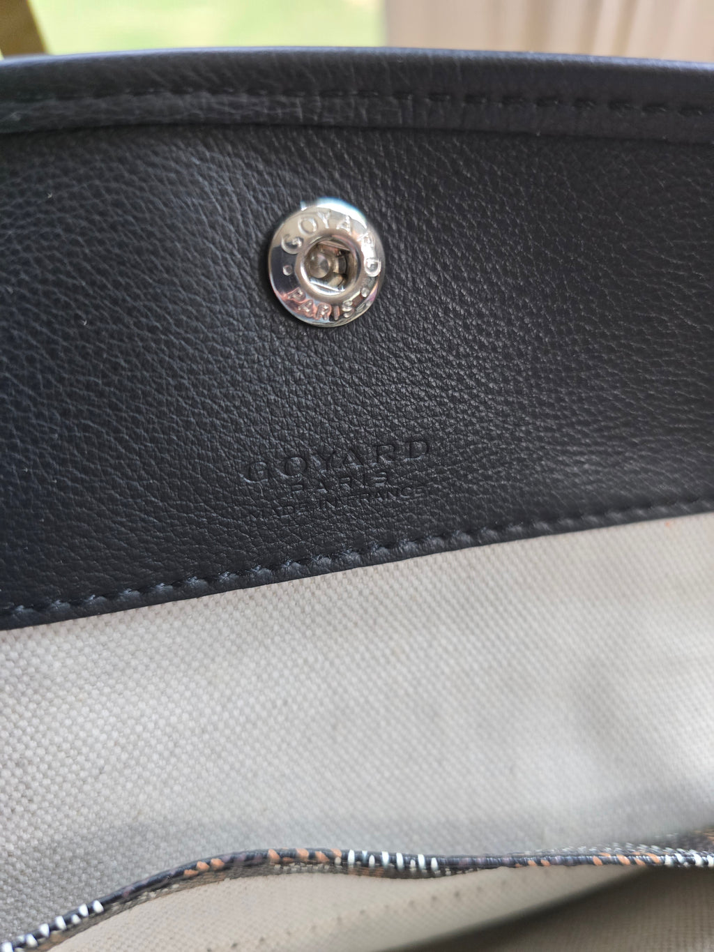 Authentic Goyard Saint Louis PM Tote Bag with Pouch