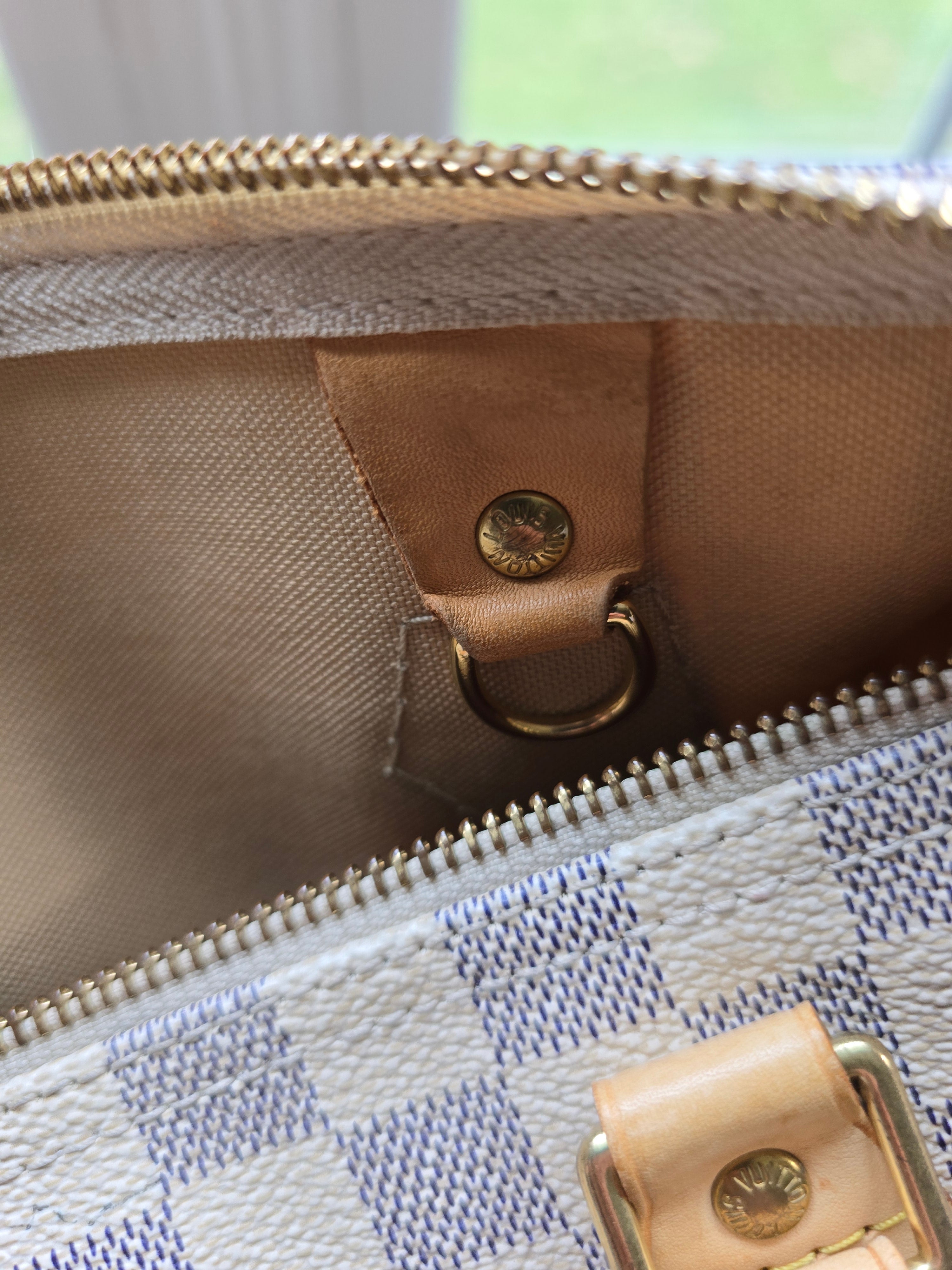 Authentic Louis Vuitton Damier Azur Speedy 30 (2007)