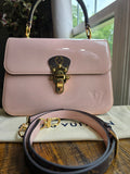 Authentic Louis Vuitton Cherrywood Vernis Leather Crossbody Bag (2019)