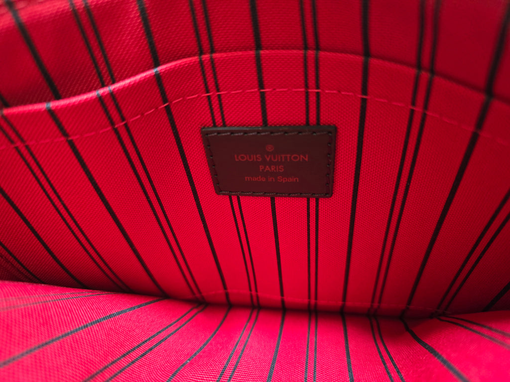 Louis Vuitton Damier Ebene Neverfull Pochette