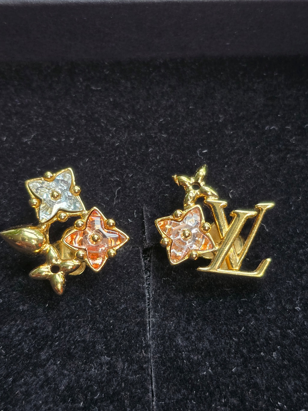 Authentic Louis Vuitton Loulougram Bracelet & Earring Set- Full Inclusion