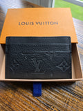 Authentic Louis Vuitton Monogram Shadow Double Card Holder