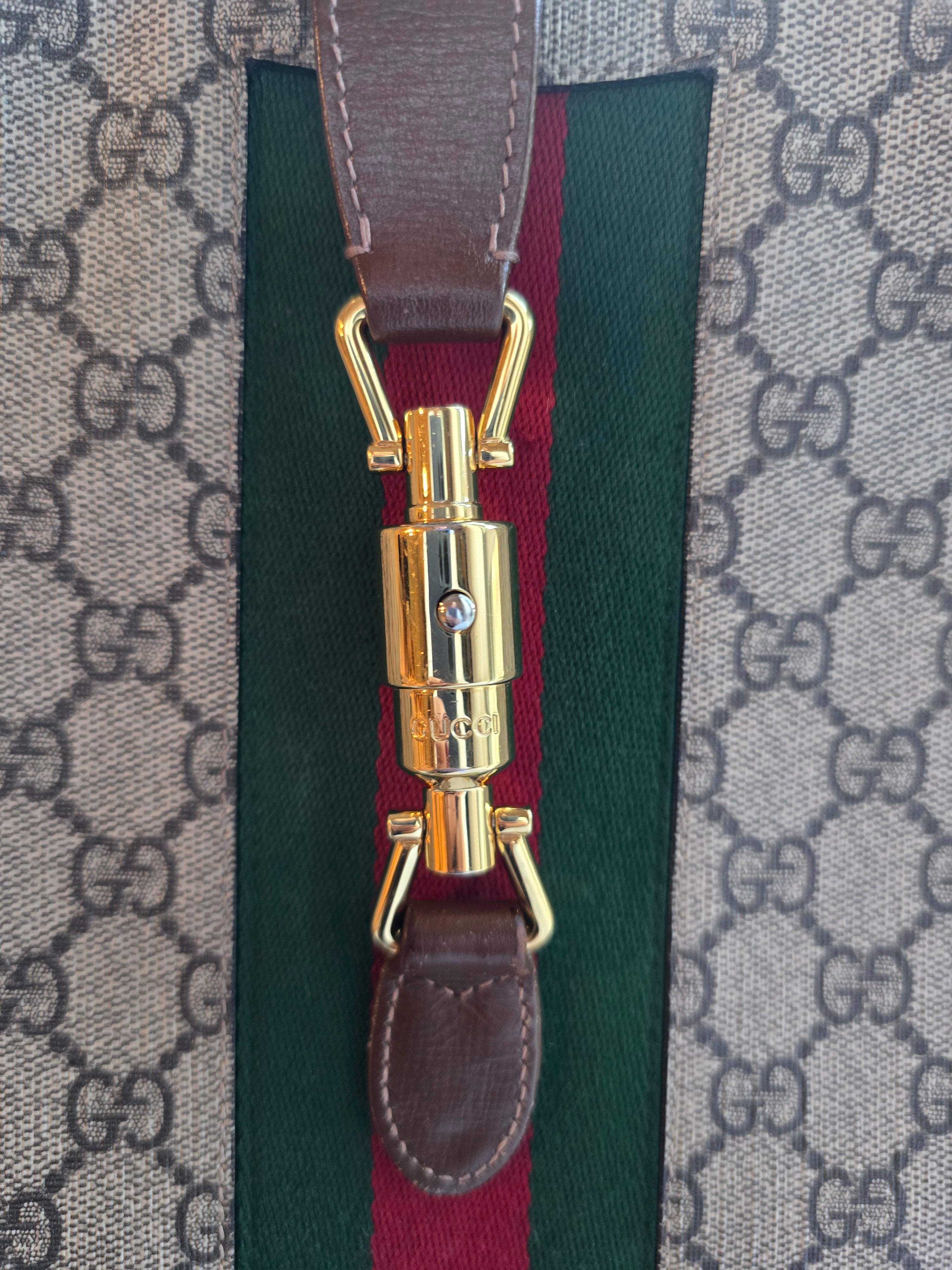 Authentic Gucci Jackie 1961 Medium Hobo Bag with Crossbody Strap