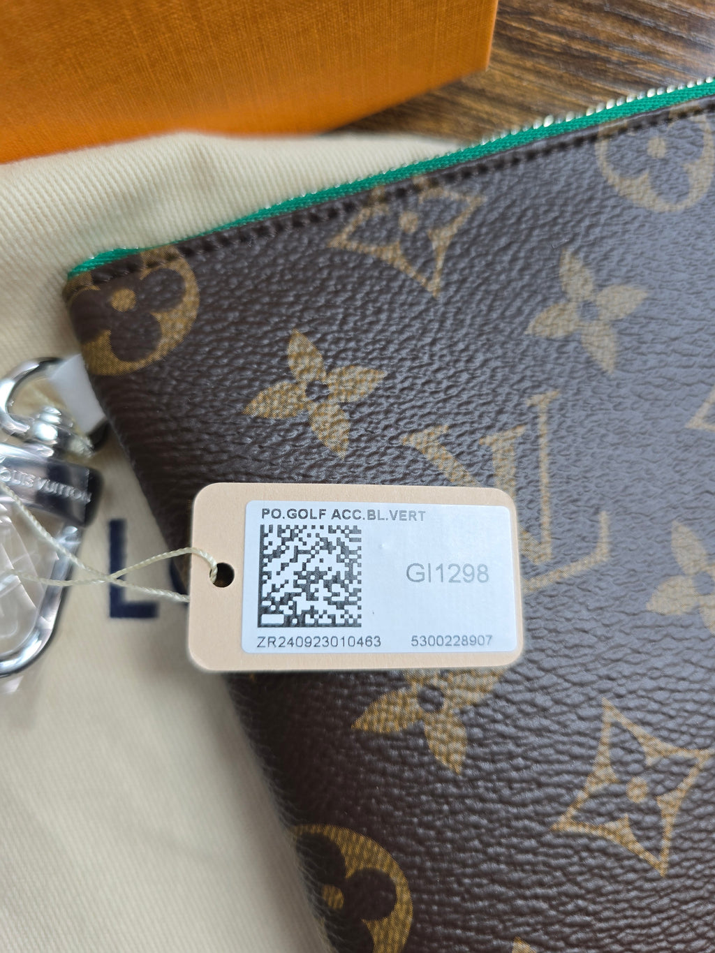 Authentic Louis Vuitton Monogram Golf Accessories Pouch- Full Inclusion