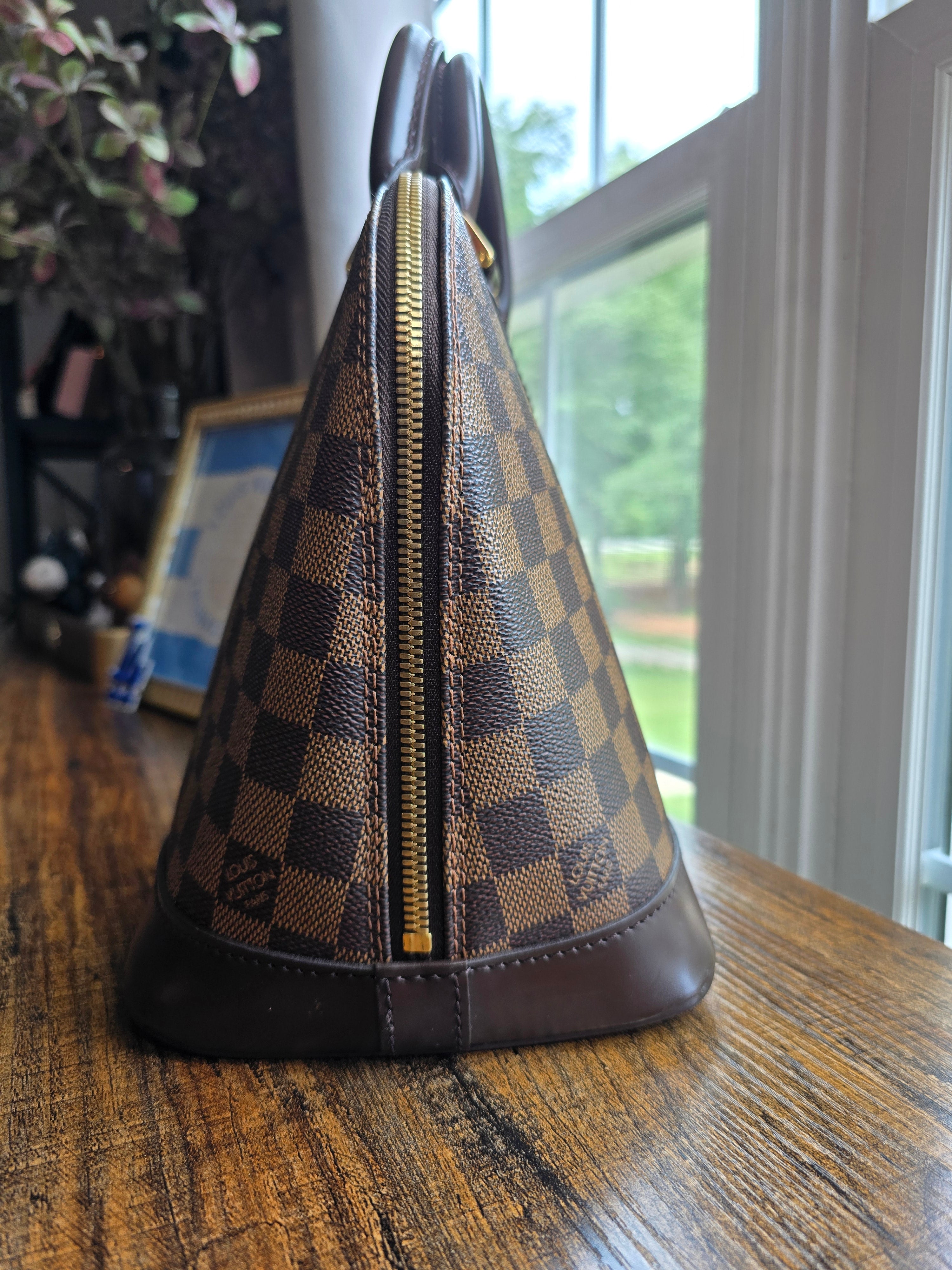 Authentic Louis Vuitton Damier Ebene Alma PM (2003)