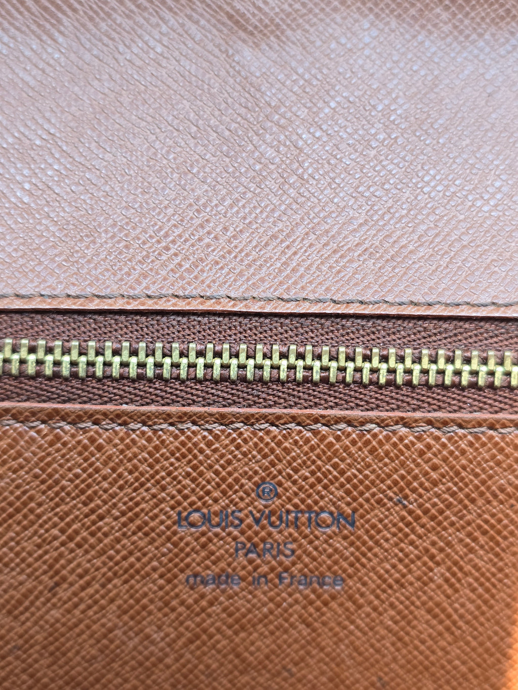 Authentic Vintage Louis Vuitton Monogram Pochette Bordeaux 2‑Way Clutch & Shoulder Bag (1995)