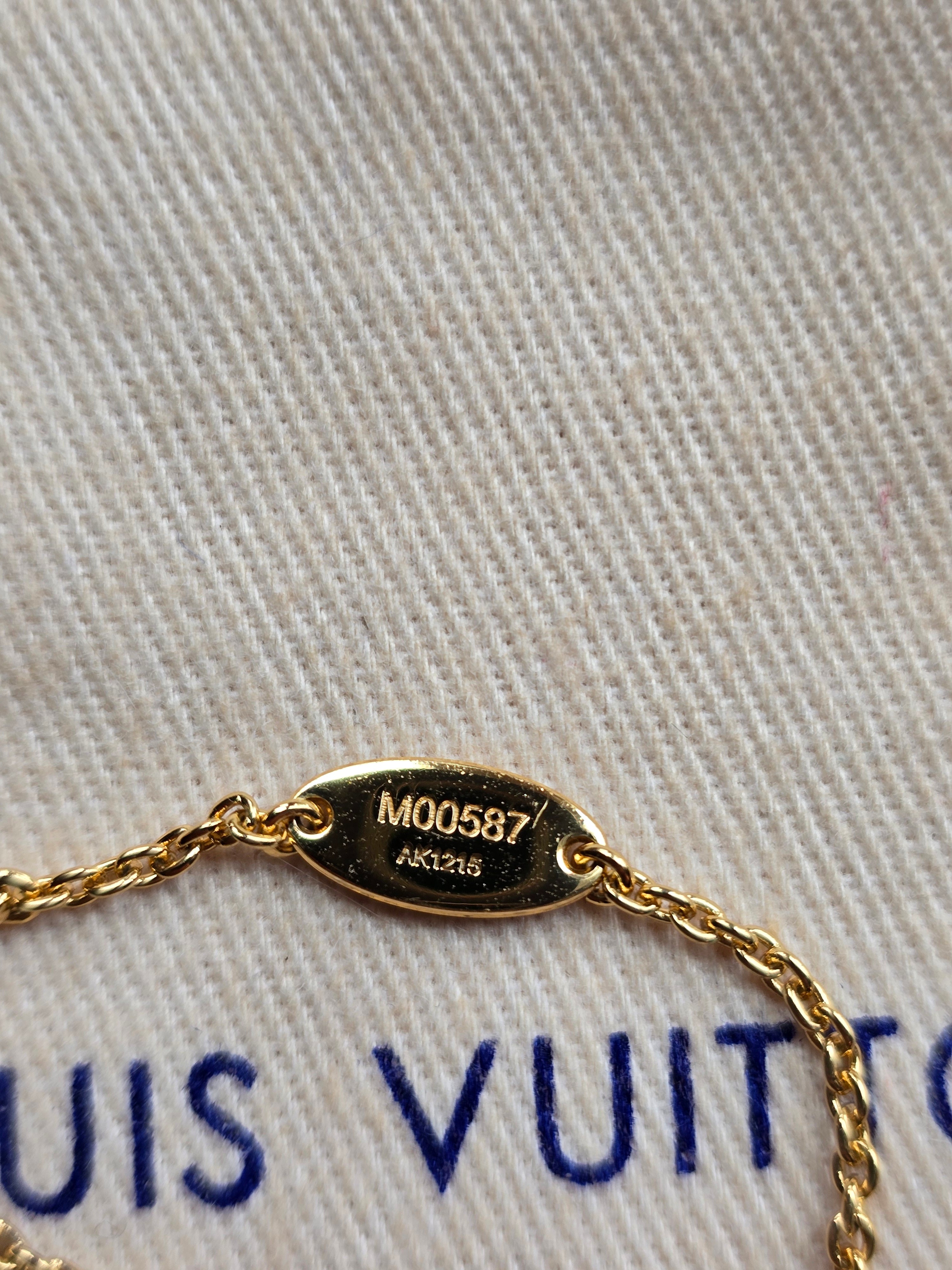 Authentic Louis Vuitton Crystal LV Iconic Bracelet- Full Inclusion