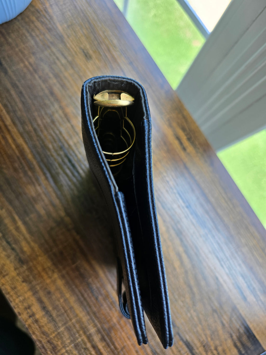Authentic CHANEL Black Caviar Leather Agenda Cover with CC Logo