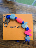 Authentic Louis Vuitton Play Bag Charm & Key Holder- Full Inclusion