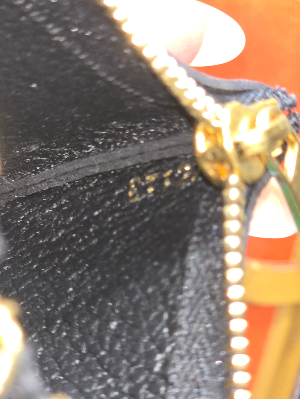 Authentic Louis Vuitton Monogram Empreinte Leather Key Pouch- Full Inclusion