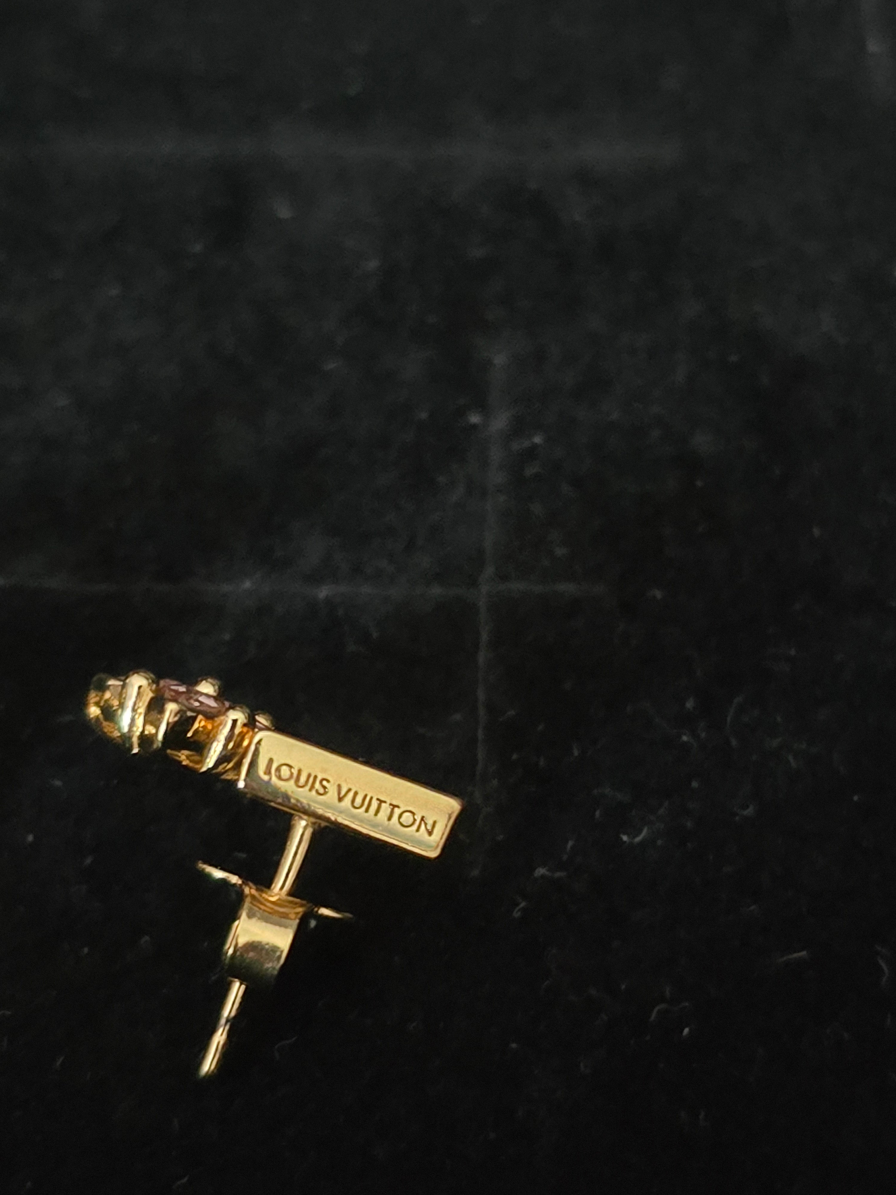 Authentic Louis Vuitton Loulougram Bracelet & Earring Set- Full Inclusion