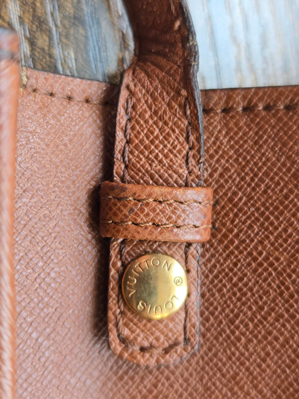 Authentic Vintage Louis Vuitton Monogram Pochette Bordeaux 2‑Way Clutch & Shoulder Bag (1995)