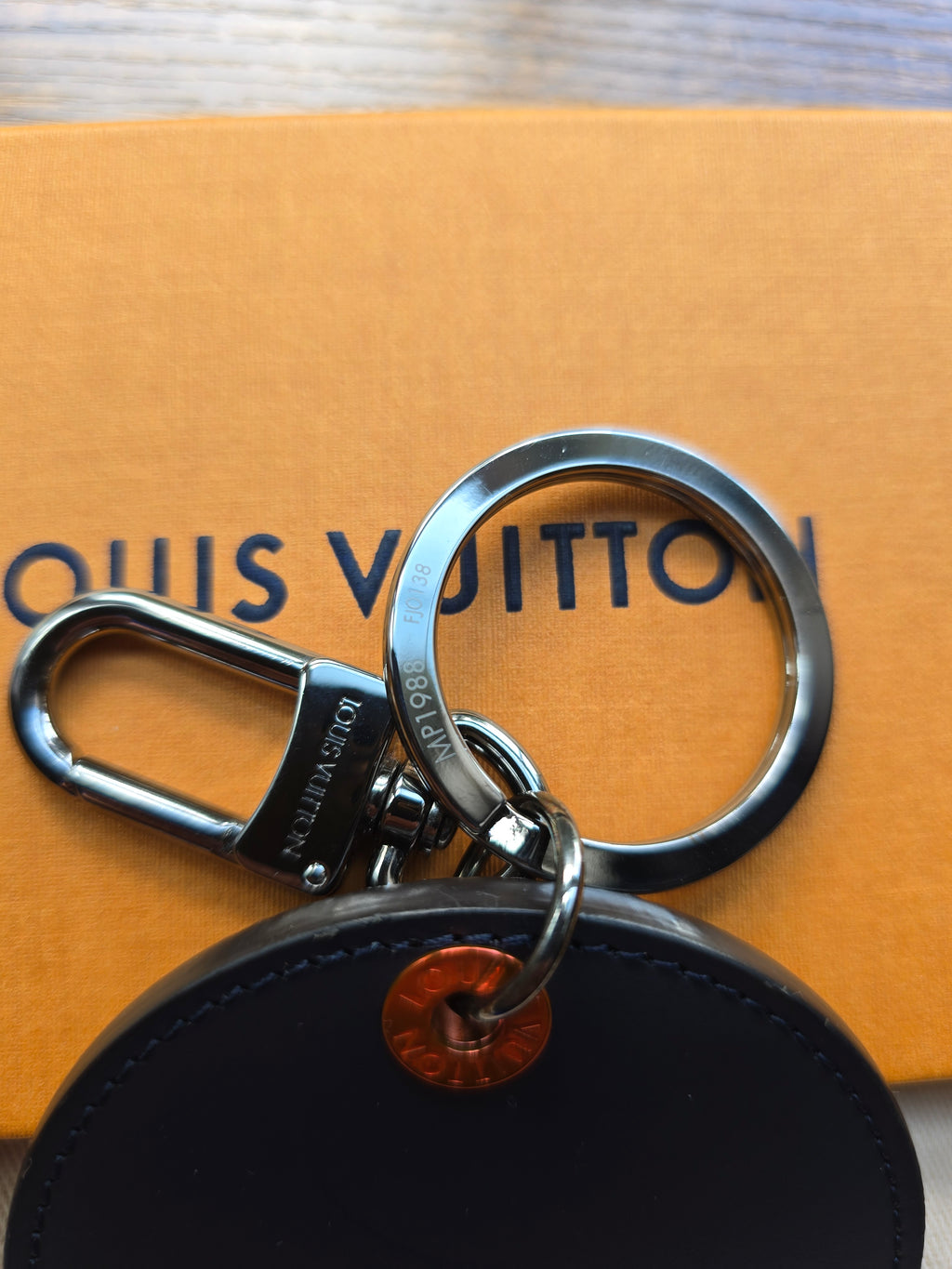 Authentic Louis Vuitton Monogram Ink Upside Down Illustre Bag Charm- Full Inclusion