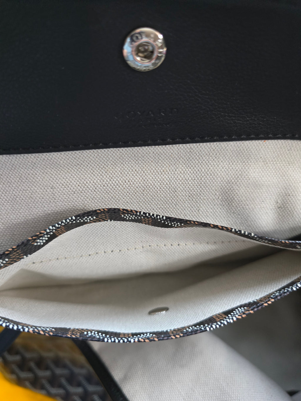 Authentic Goyard Saint Louis PM Tote Bag with Pouch