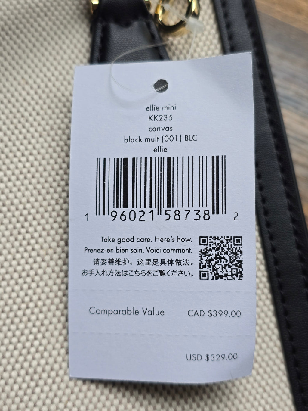 Kate Spade Ellie Mini Black Tote