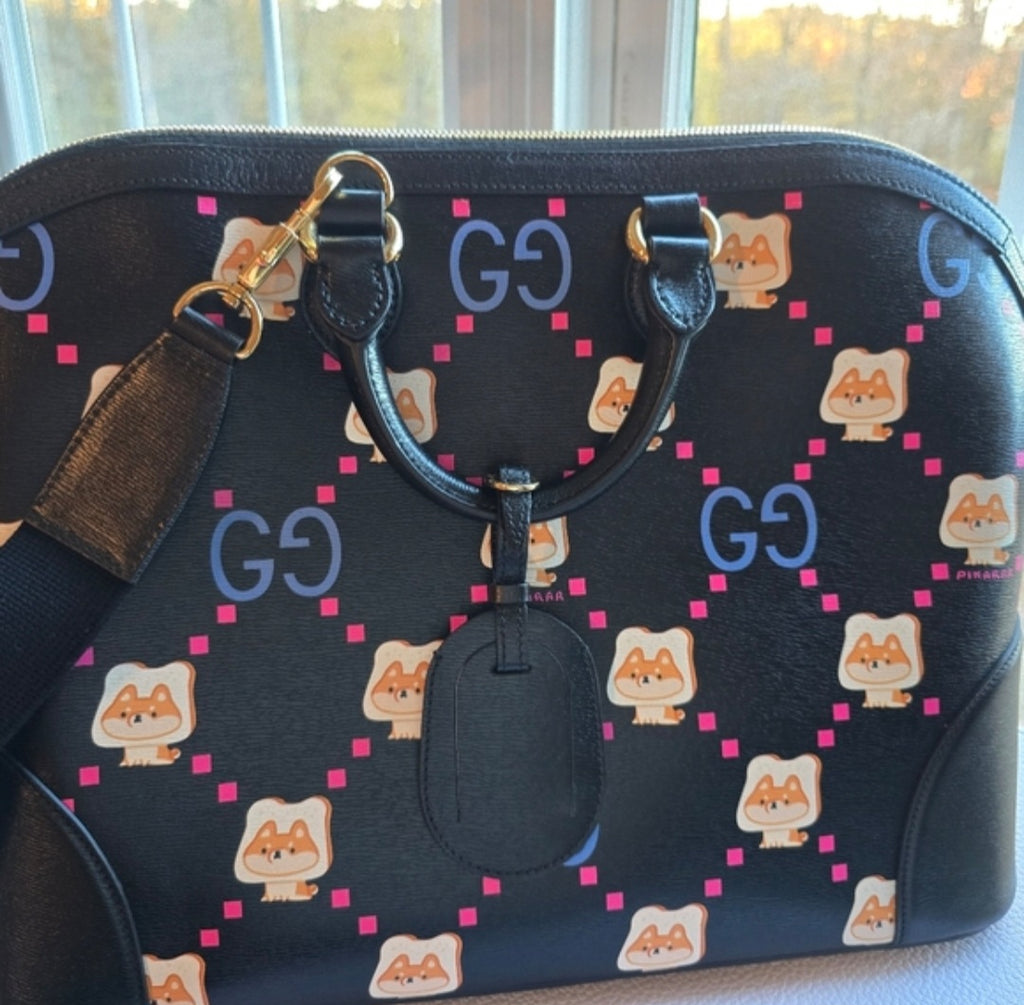 Authentic Gucci Pikarar Kawaii Dome Satchel