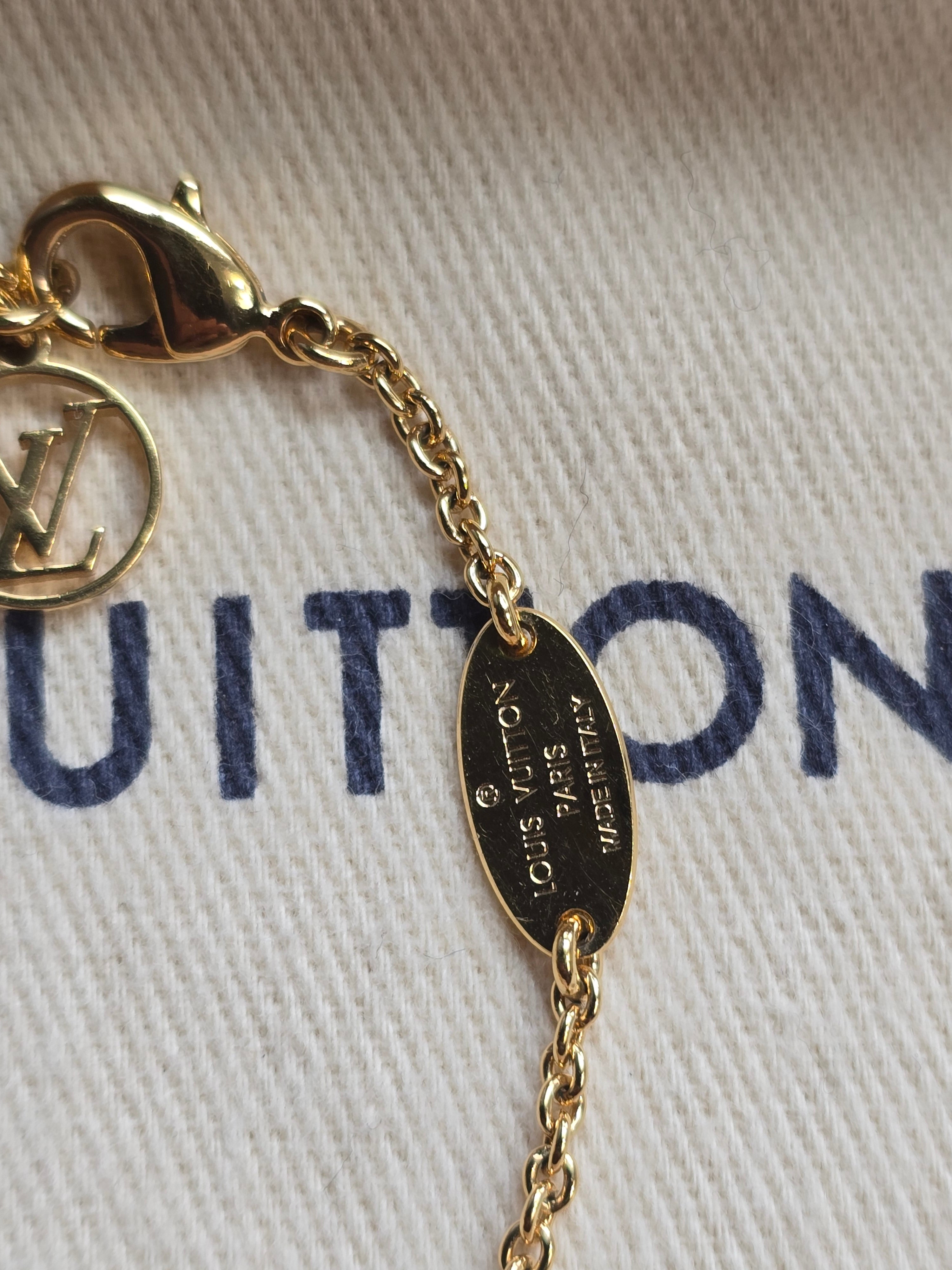Authentic Louis Vuitton Loulougram Bracelet & Earring Set- Full Inclusion