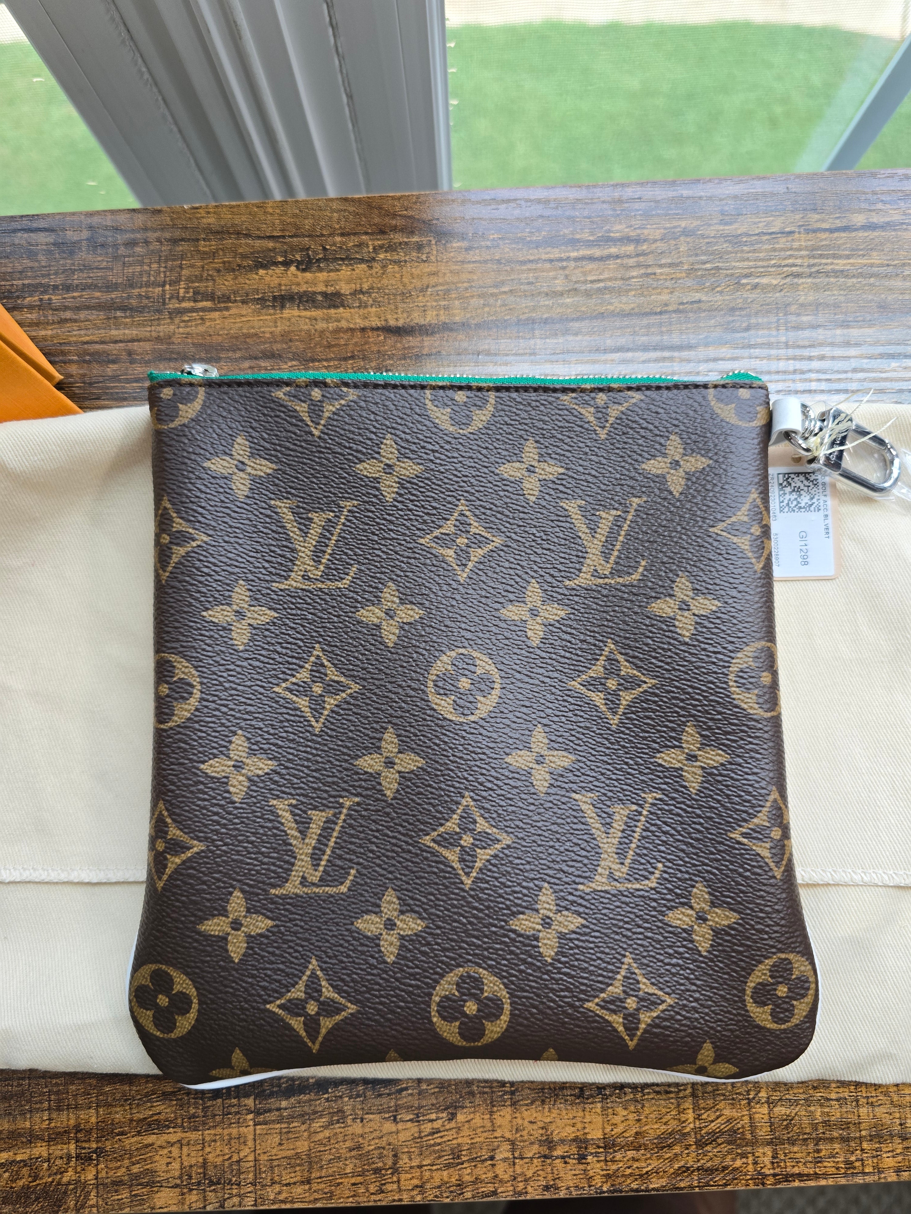 Authentic Louis Vuitton Monogram Golf Accessories Pouch- Full Inclusion