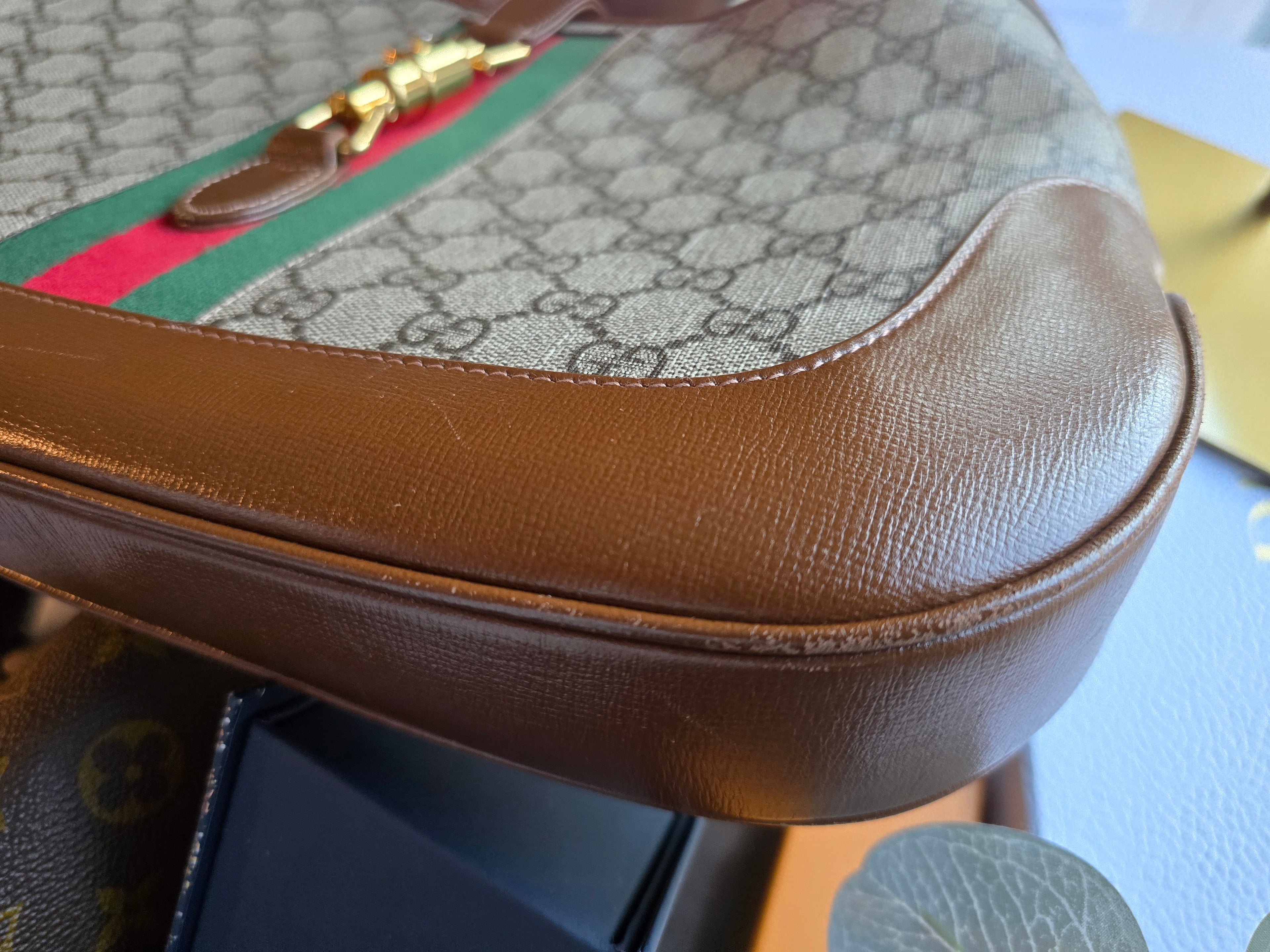 Authentic Gucci Jackie 1961 Medium Hobo Bag with Crossbody Strap