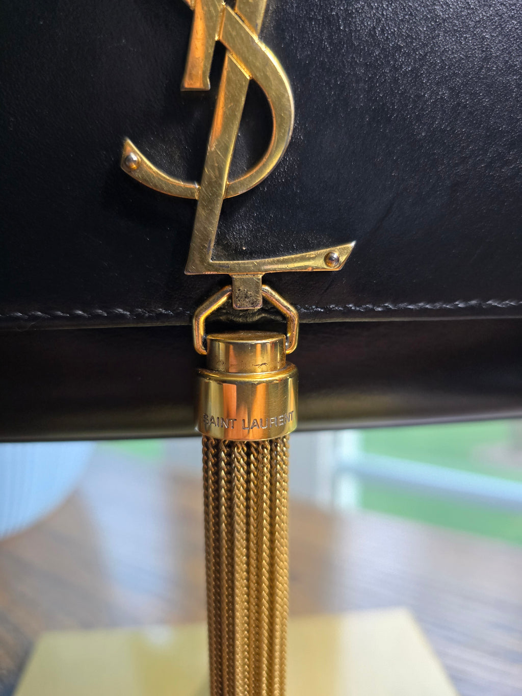 Authentic Saint Laurent Monogram Kate Tassel Bag