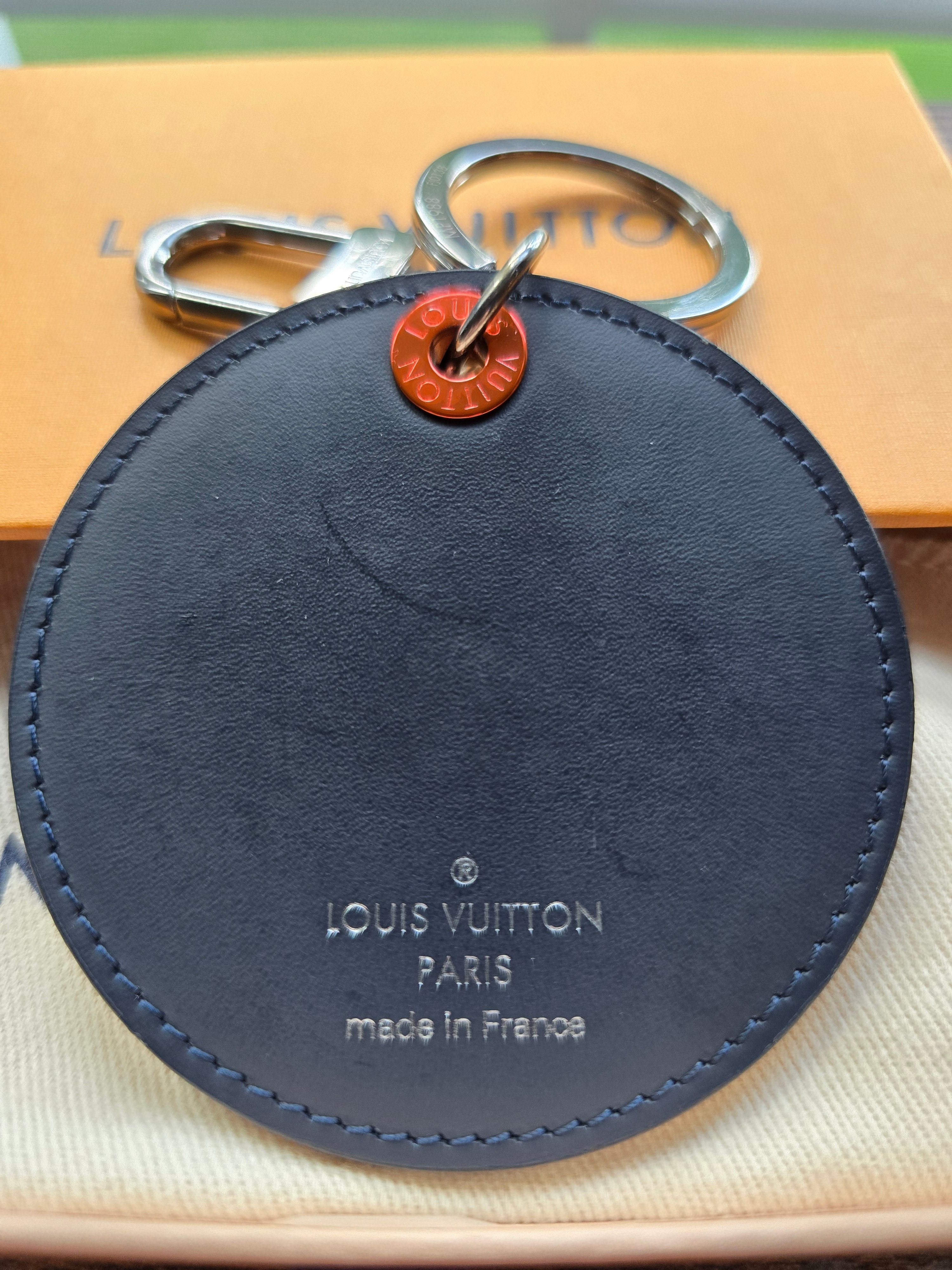 Authentic Louis Vuitton Monogram Ink Upside Down Illustre Bag Charm- Full Inclusion