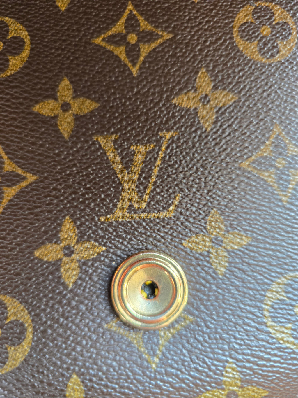 Authentic Vintage Louis Vuitton Monogram Pochette Bordeaux 2‑Way Clutch & Shoulder Bag (1995)