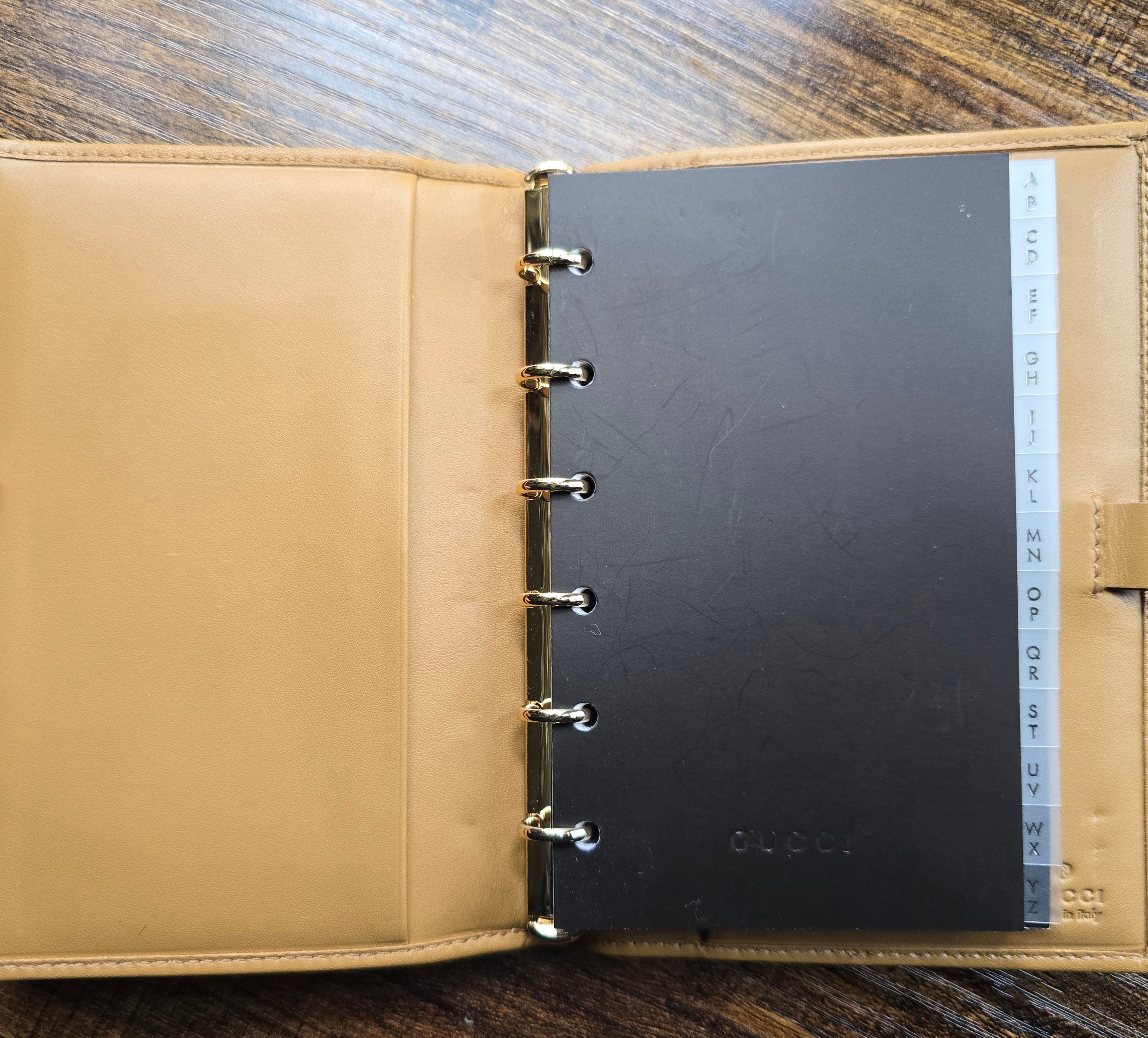 Authentic Vintage Gucci Horsebit Suede Orange Agenda