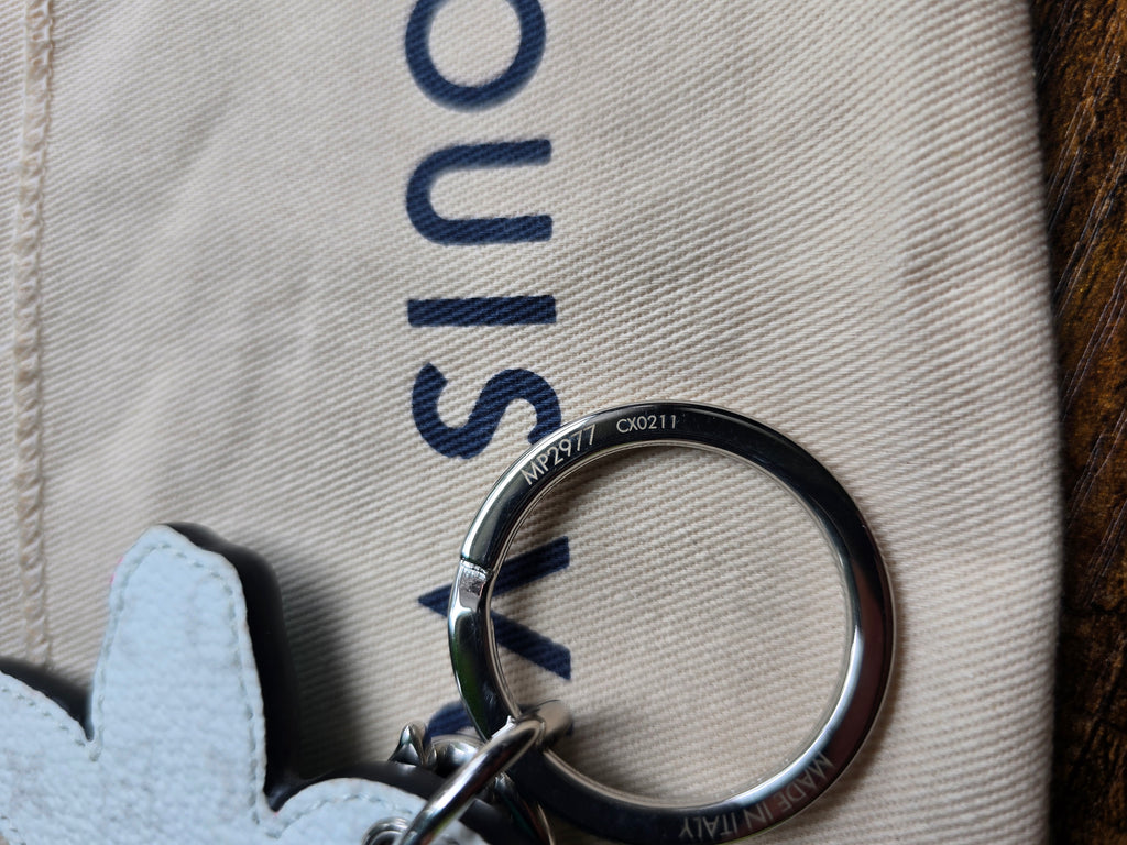 Authentic Louis Vuitton Aquatics Turtle Bag Charm and Key Holder